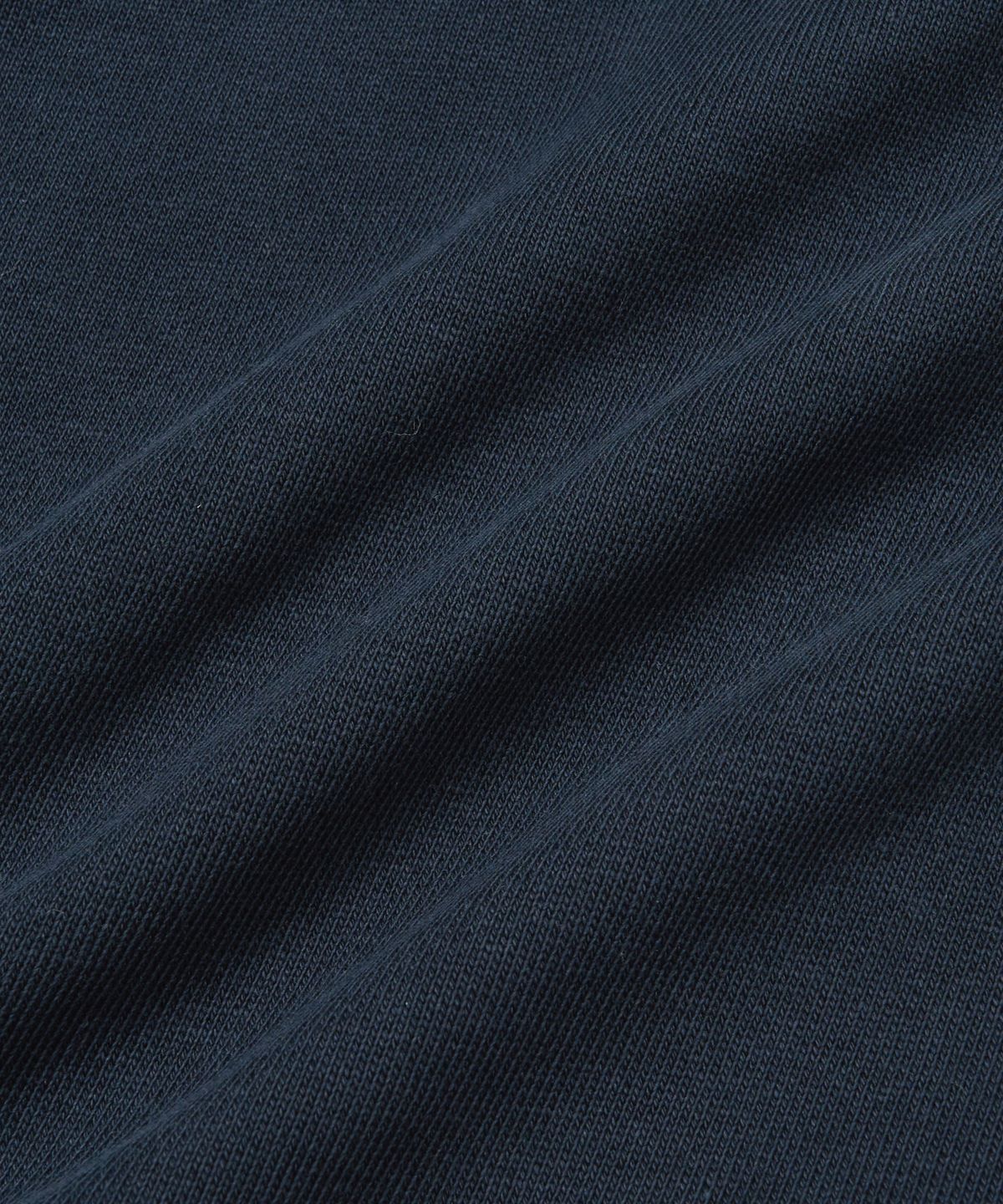 브라운브레스(BROWNBREATH) TAG APPLIQUE HOODIE - NAVY