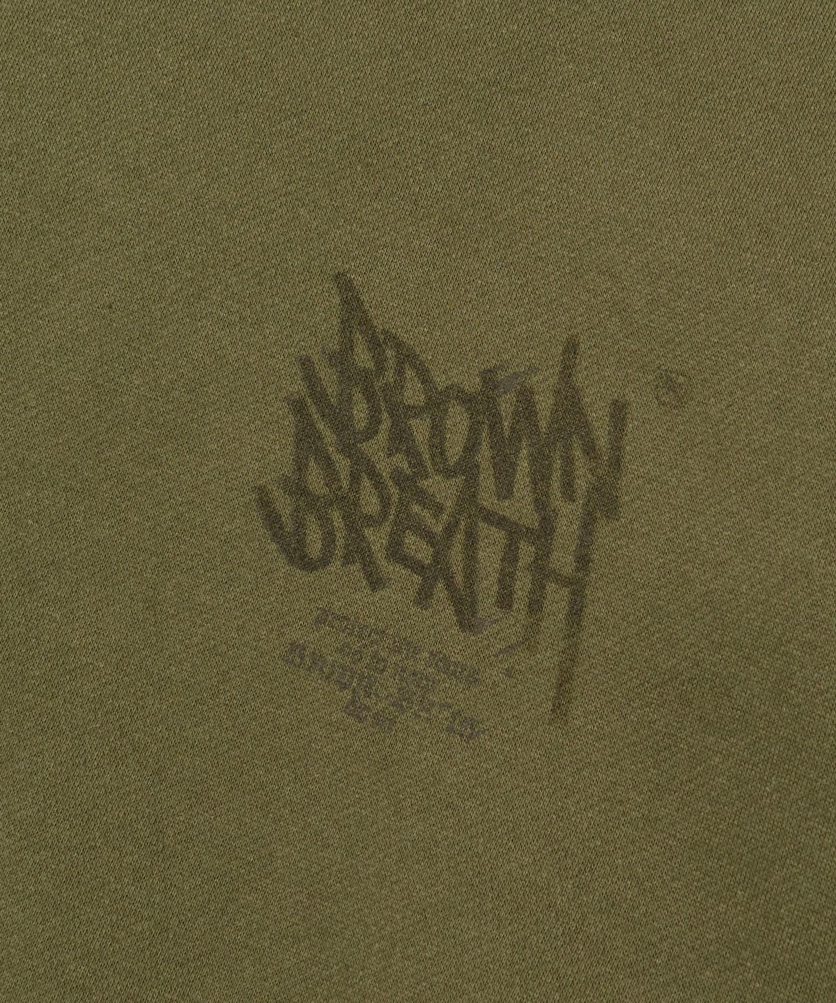 브라운브레스(BROWNBREATH) FREEZE TAG HOODIE - KHAKI