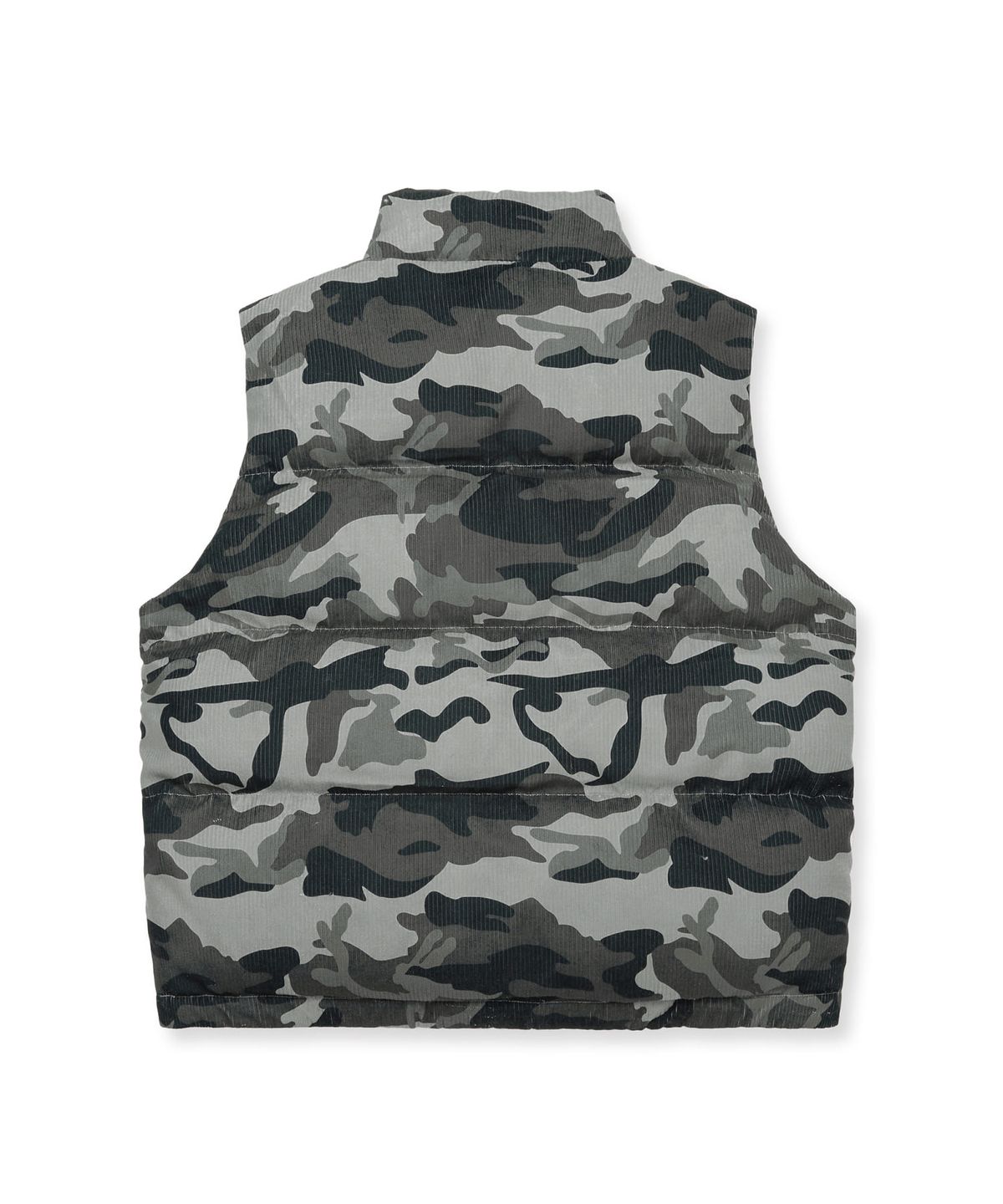 브라운브레스(BROWNBREATH) TAG CORDUROY CAMOUFLAGE VEST - DARK GREY