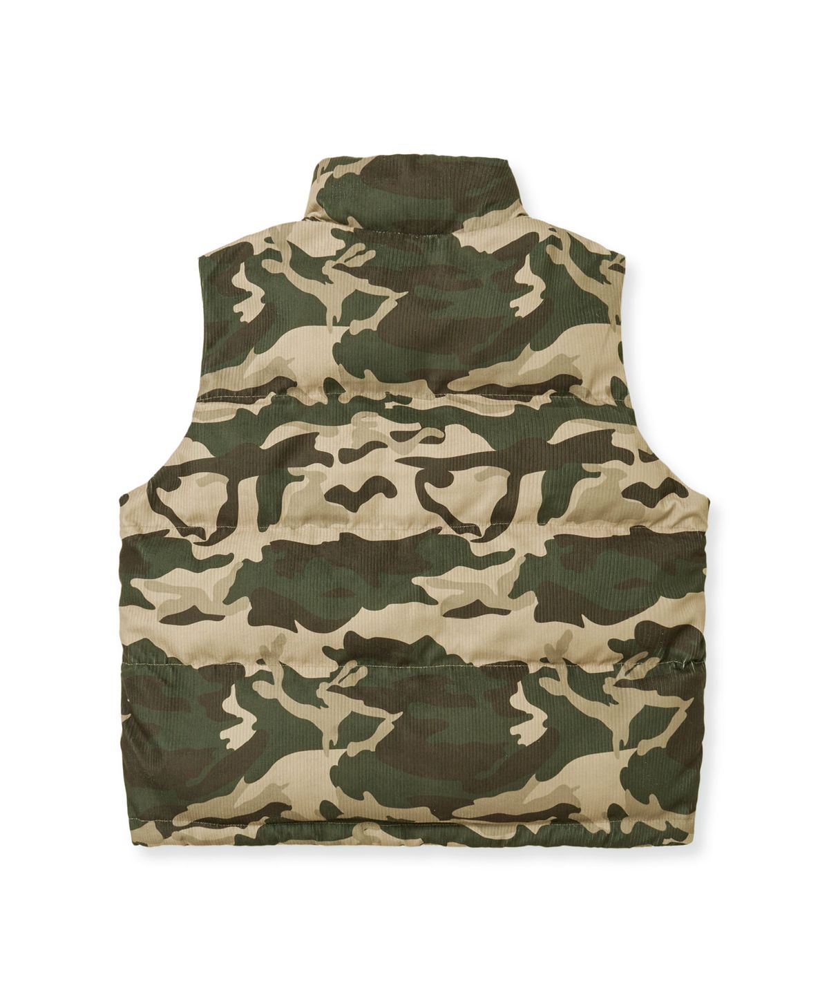 브라운브레스(BROWNBREATH) TAG CORDUROY CAMOUFLAGE VEST - KHAKI