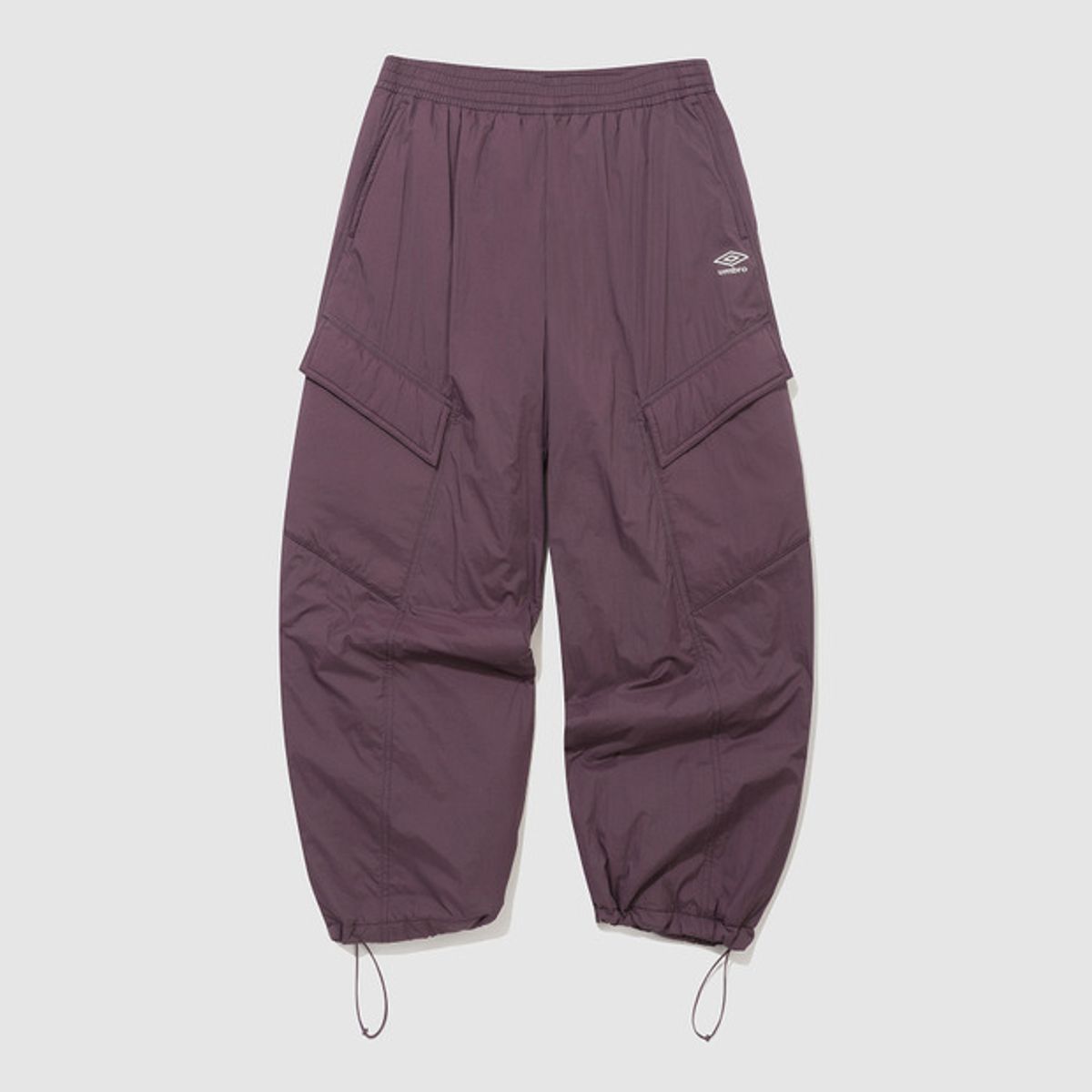 엄브로(UMBRO) 멜로우 와이드 & 조거 2WAY 패딩 팬츠 퍼플 UQ423CPTO1