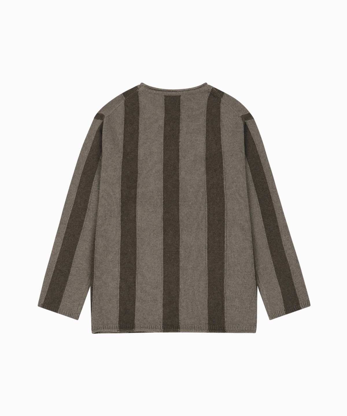 오헤시오(OHESHIO) VINTAGE STRIPE KNIT, BEIGE