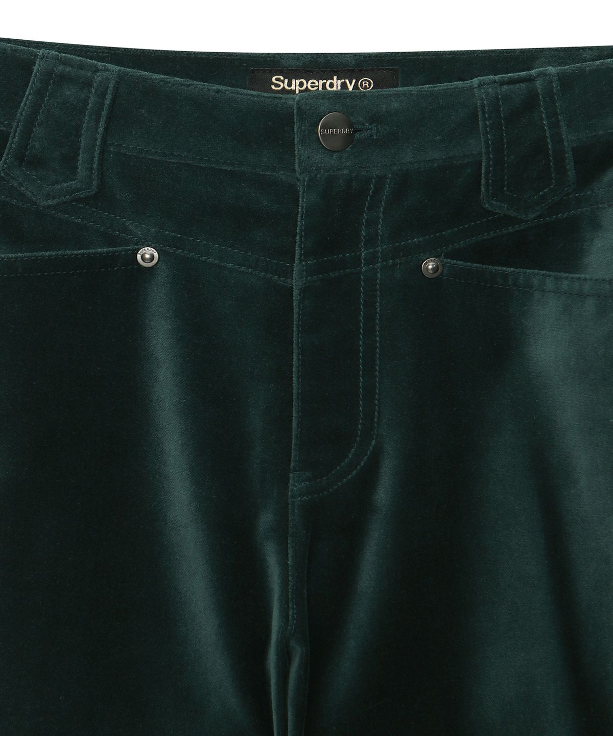 슈퍼드라이(SUPERDRY) W 코듀로이 부츠컷 팬츠 헌터