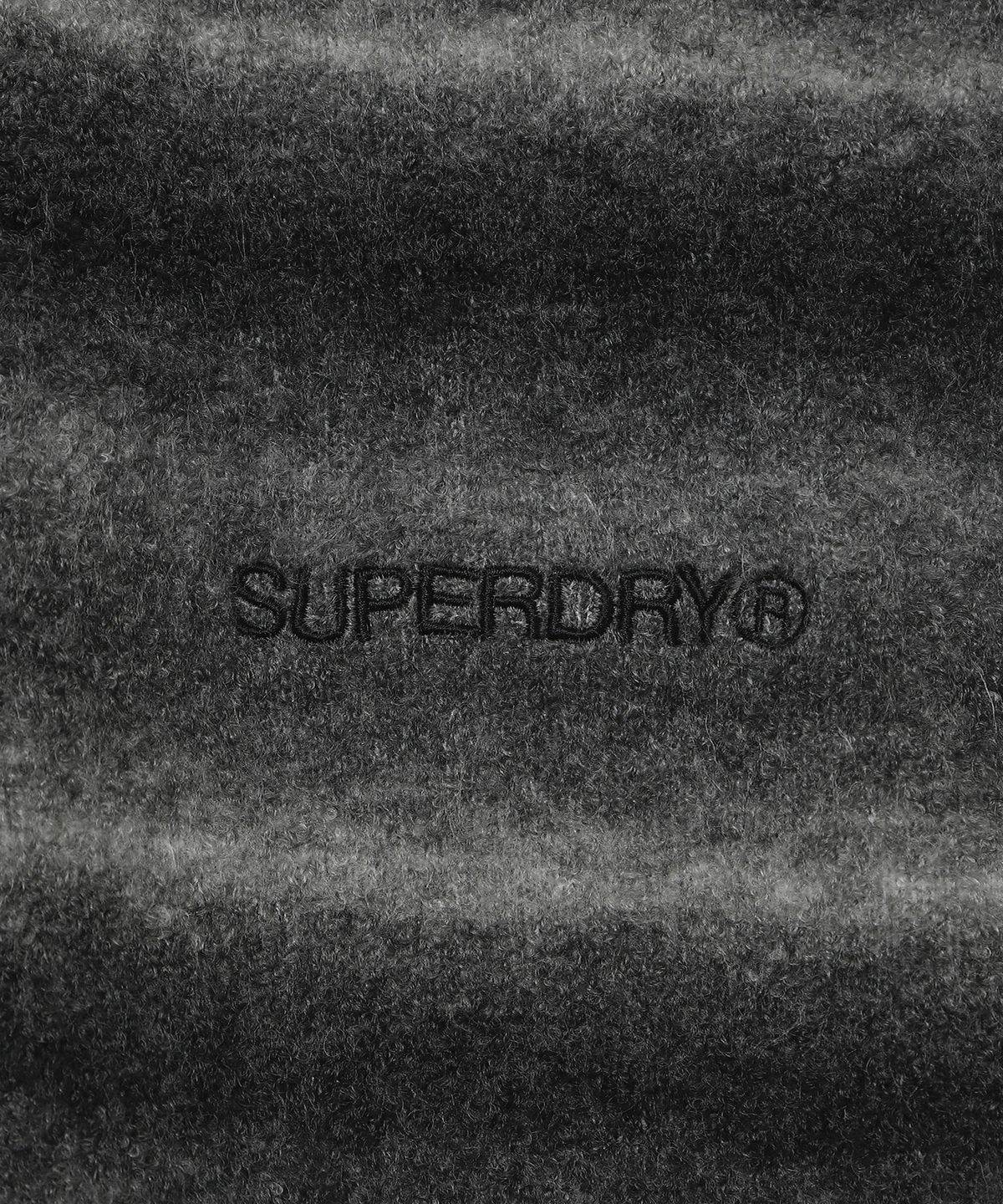 슈퍼드라이(SUPERDRY) 스트라이프 니트 가디건 블랙