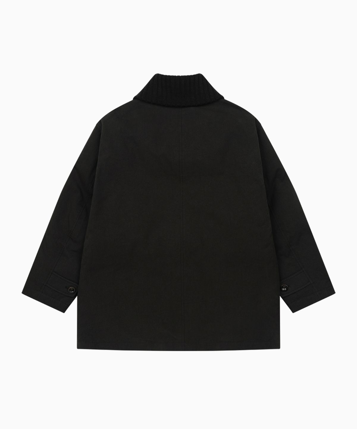 오헤시오(OHESHIO) KNIT SHAWL COLLAR JACKET, BLACK