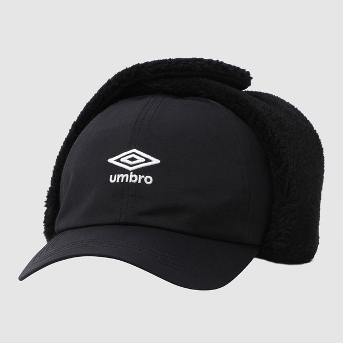 엄브로(UMBRO) 소프트 이어플랩 캡 블랙 UQ423CCPO2