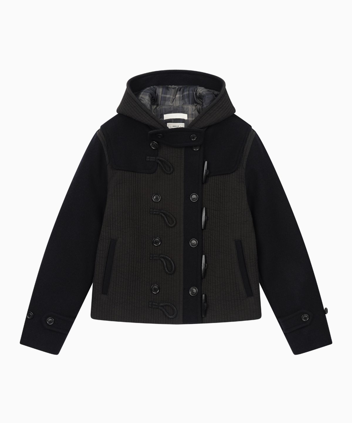 오헤시오(OHESHIO) PADDED DUFFLE WOOL COAT, NAVY
