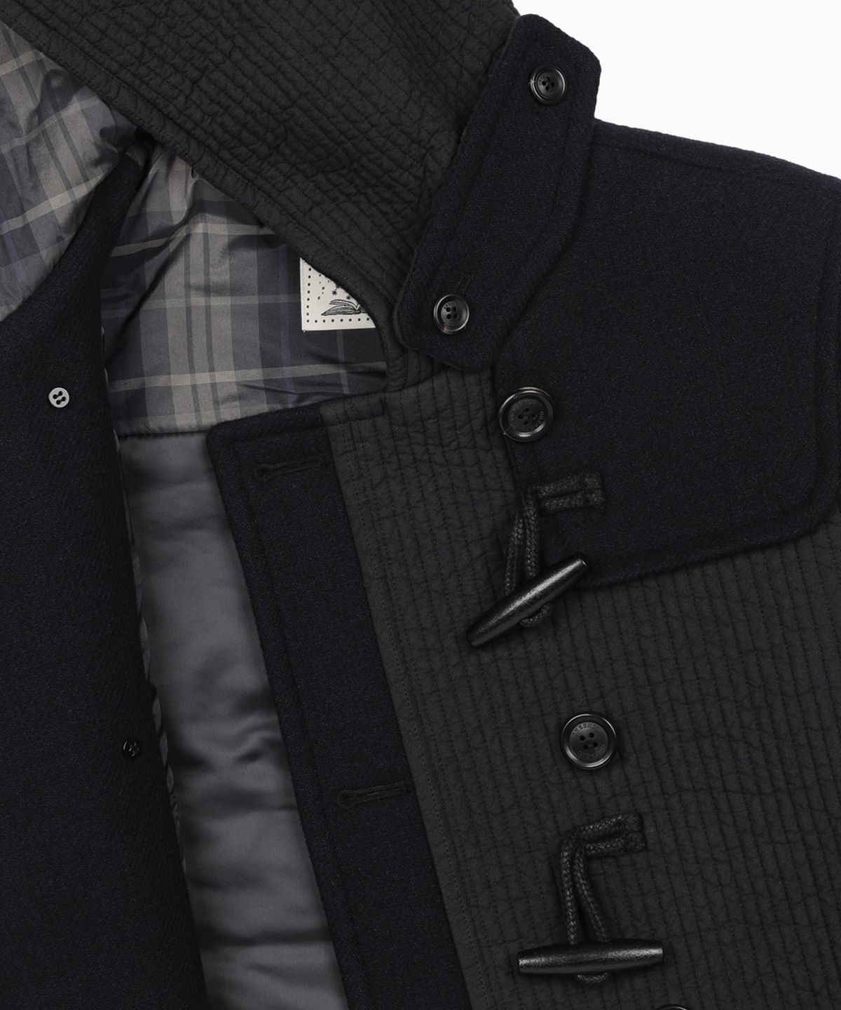 오헤시오(OHESHIO) PADDED DUFFLE WOOL COAT, NAVY