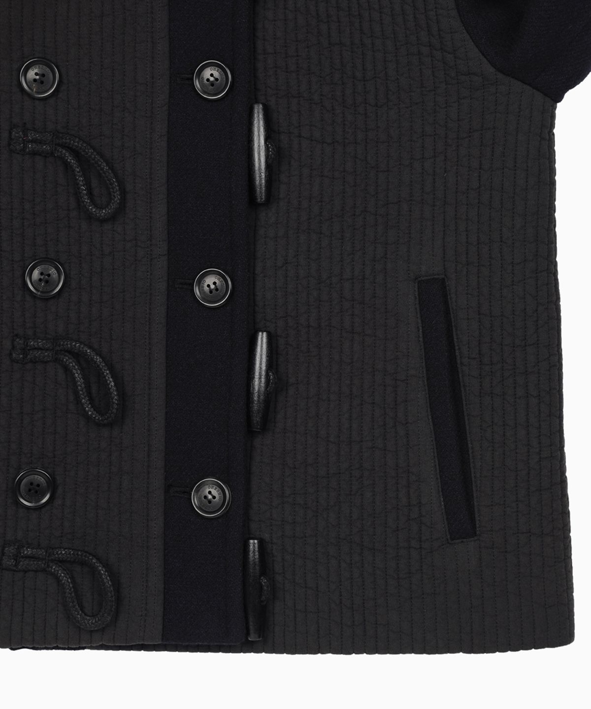 오헤시오(OHESHIO) PADDED DUFFLE WOOL COAT, NAVY
