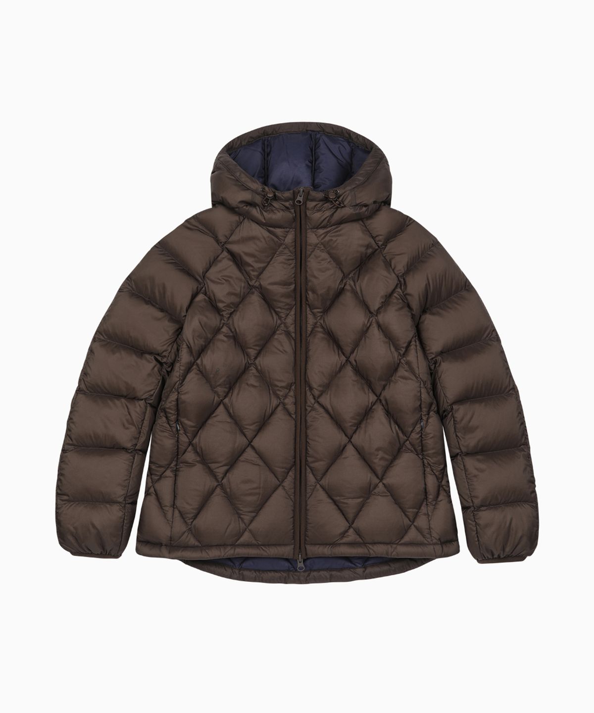 오헤시오(OHESHIO) DIAMOND QUILTED DUCK DOWN, BROWN