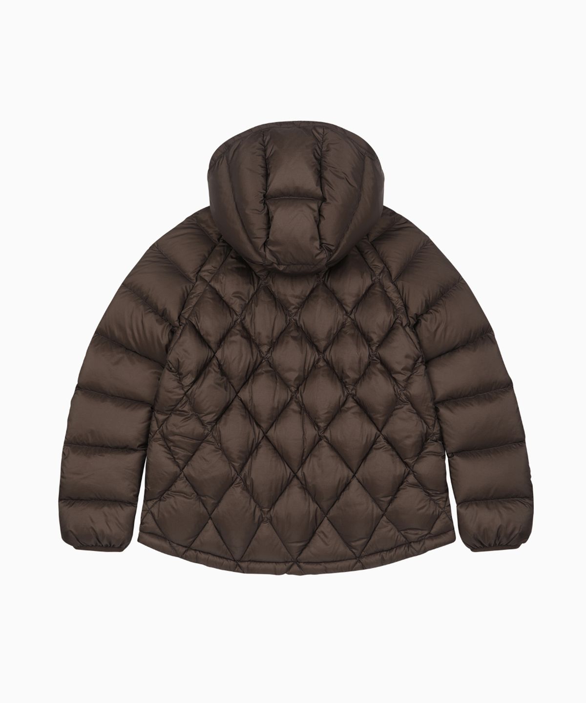 오헤시오(OHESHIO) DIAMOND QUILTED DUCK DOWN, BROWN