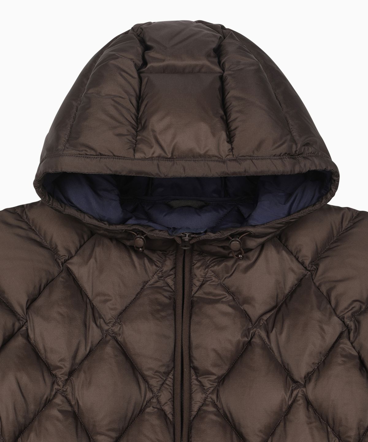 오헤시오(OHESHIO) DIAMOND QUILTED DUCK DOWN, BROWN