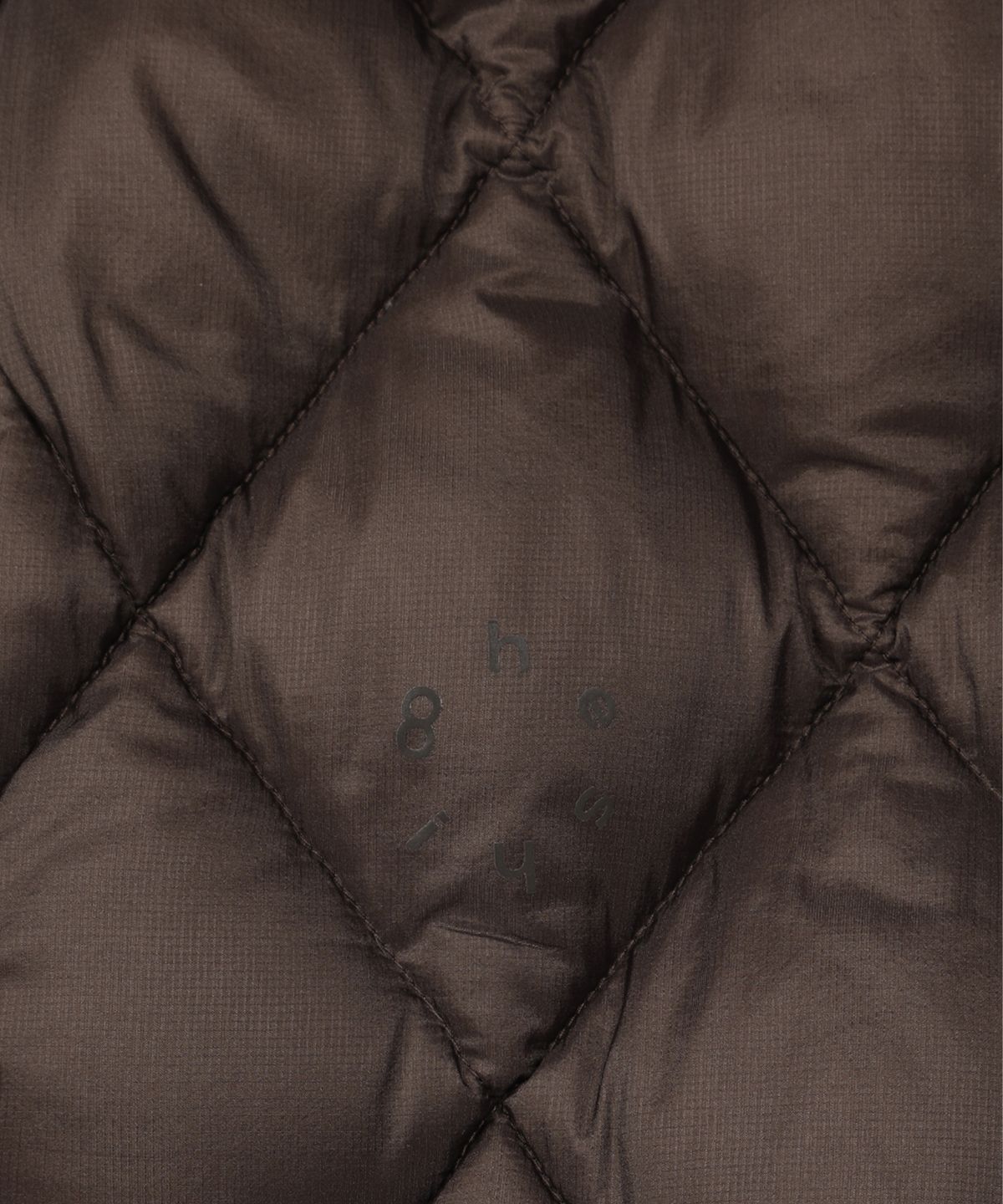 오헤시오(OHESHIO) DIAMOND QUILTED DUCK DOWN, BROWN