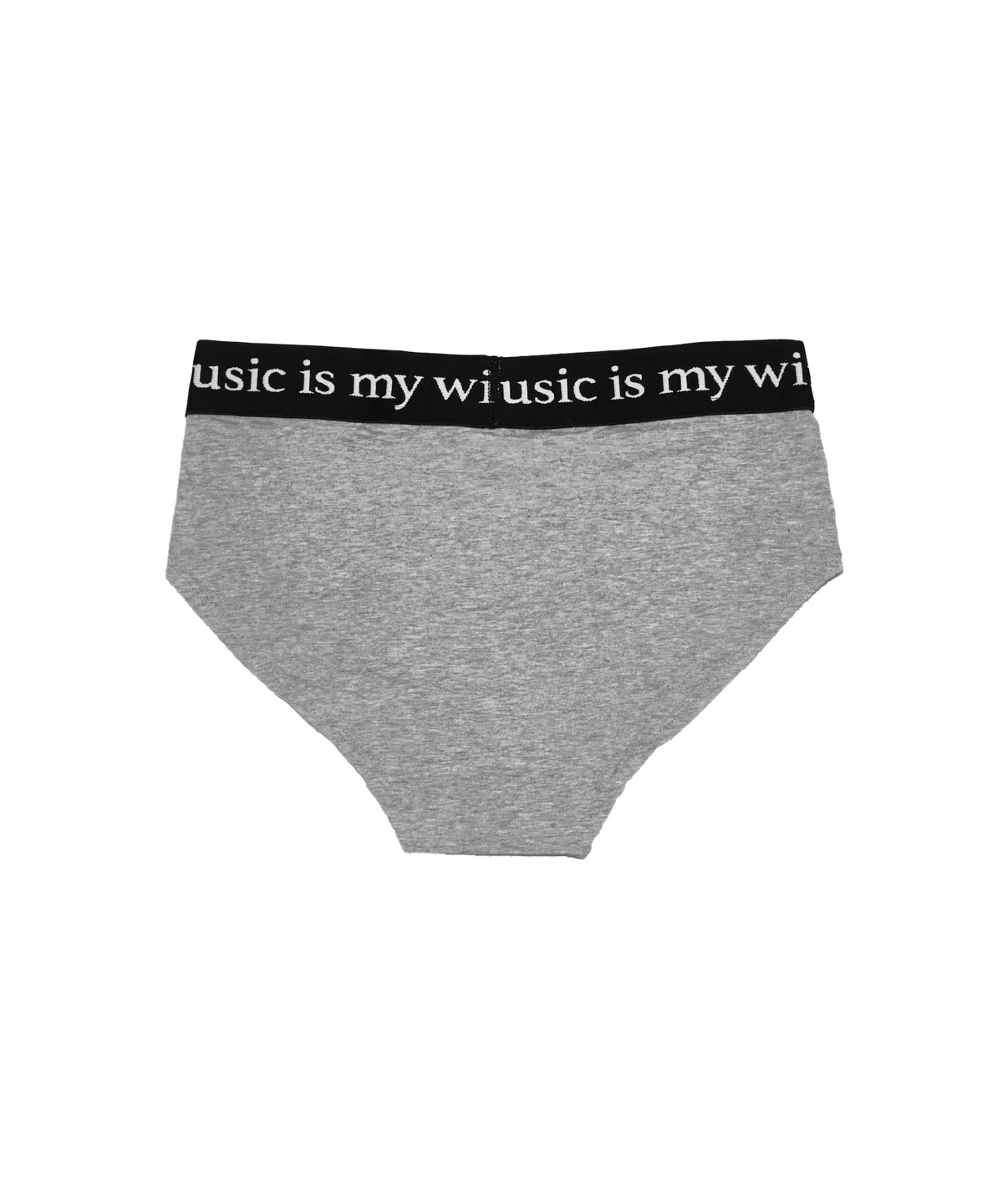 모스키토 머더러스(MOSQUITO MURDERERS) Music is my wife UNDERWEAR Bikini -Gray Blackband