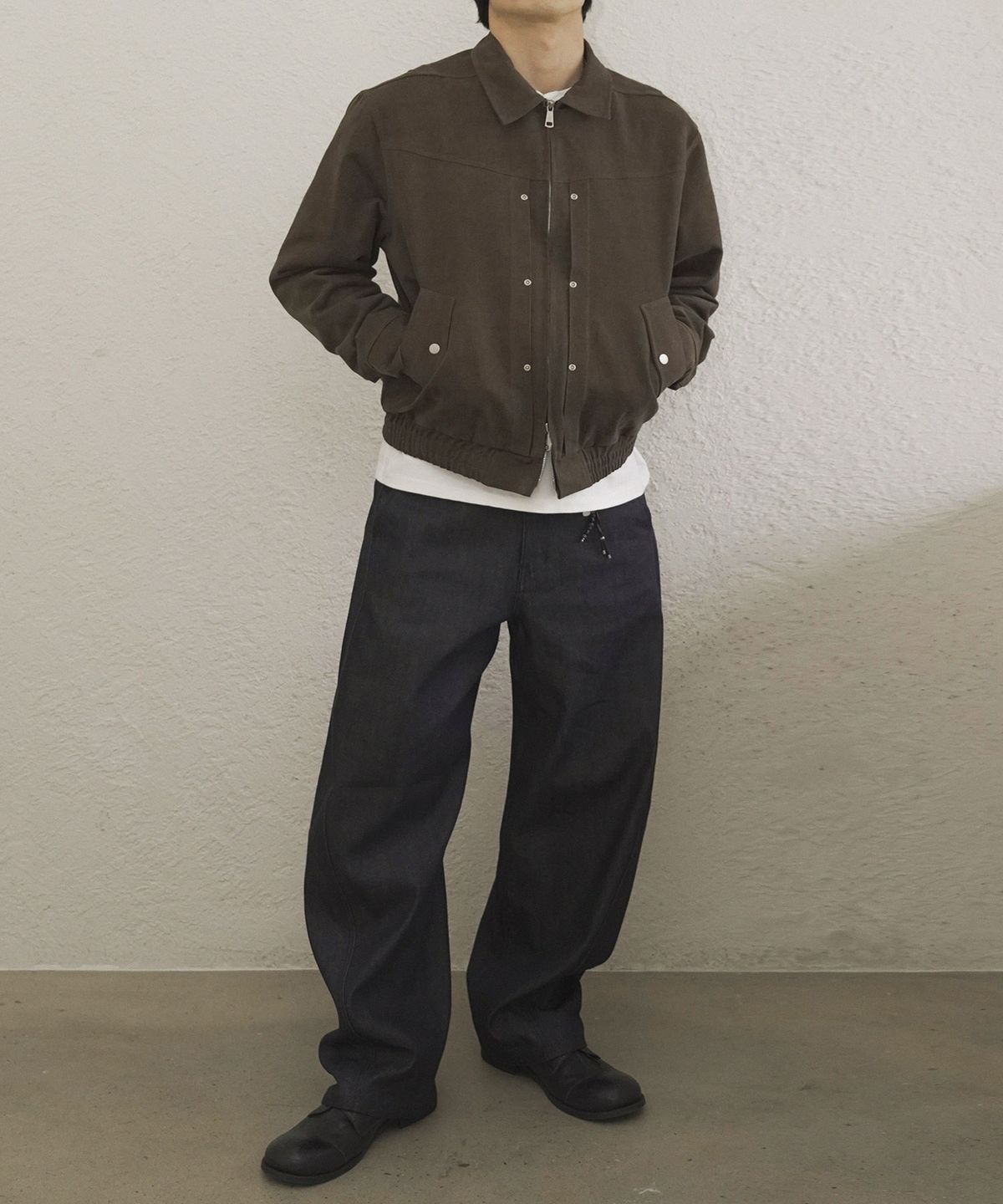 시도(SIIIIDO) DAWKINS RAW RAW CURVED LINE DENIM JEANS #1
