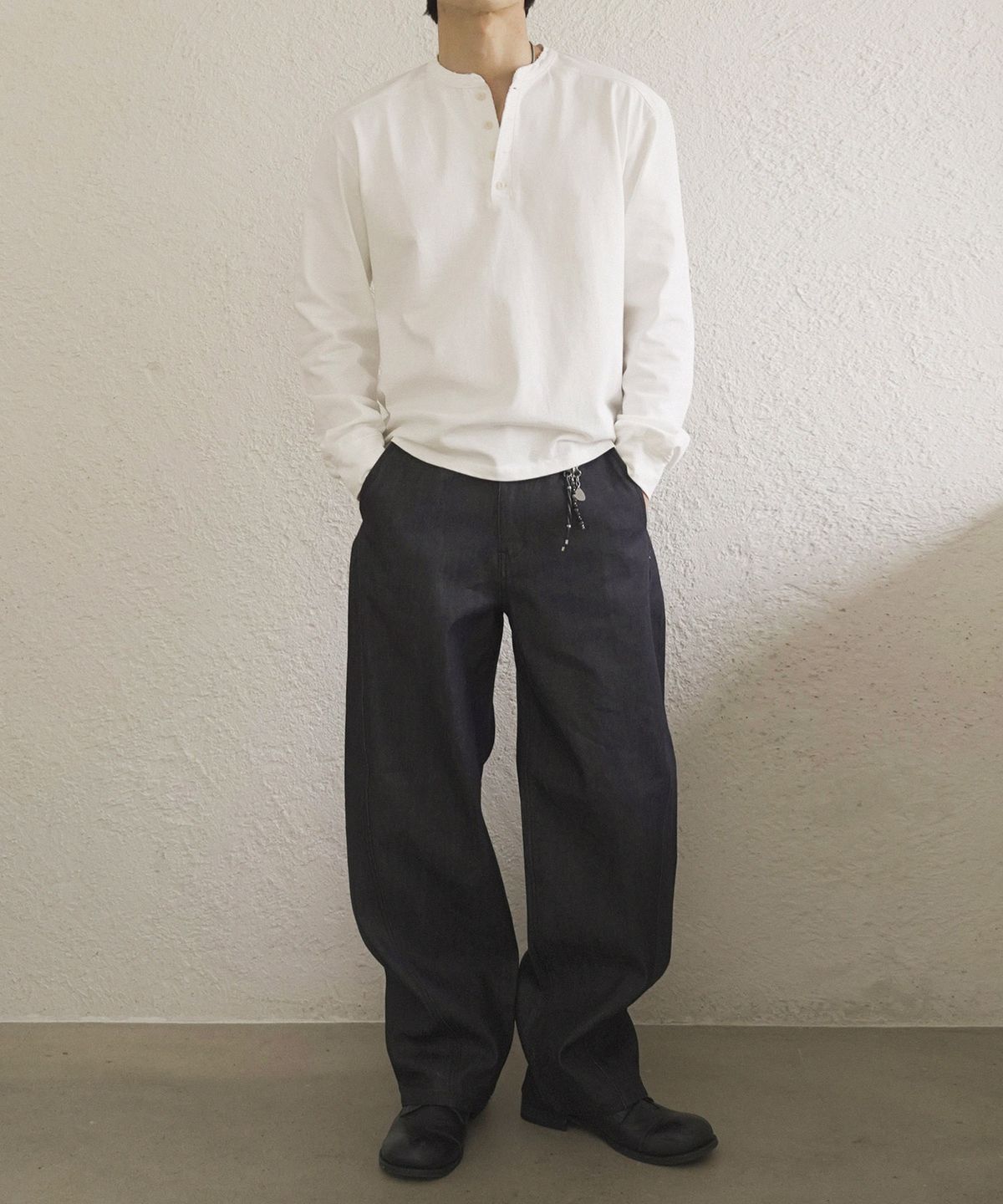시도(SIIIIDO) DAWKINS RAW RAW CURVED LINE DENIM JEANS #1