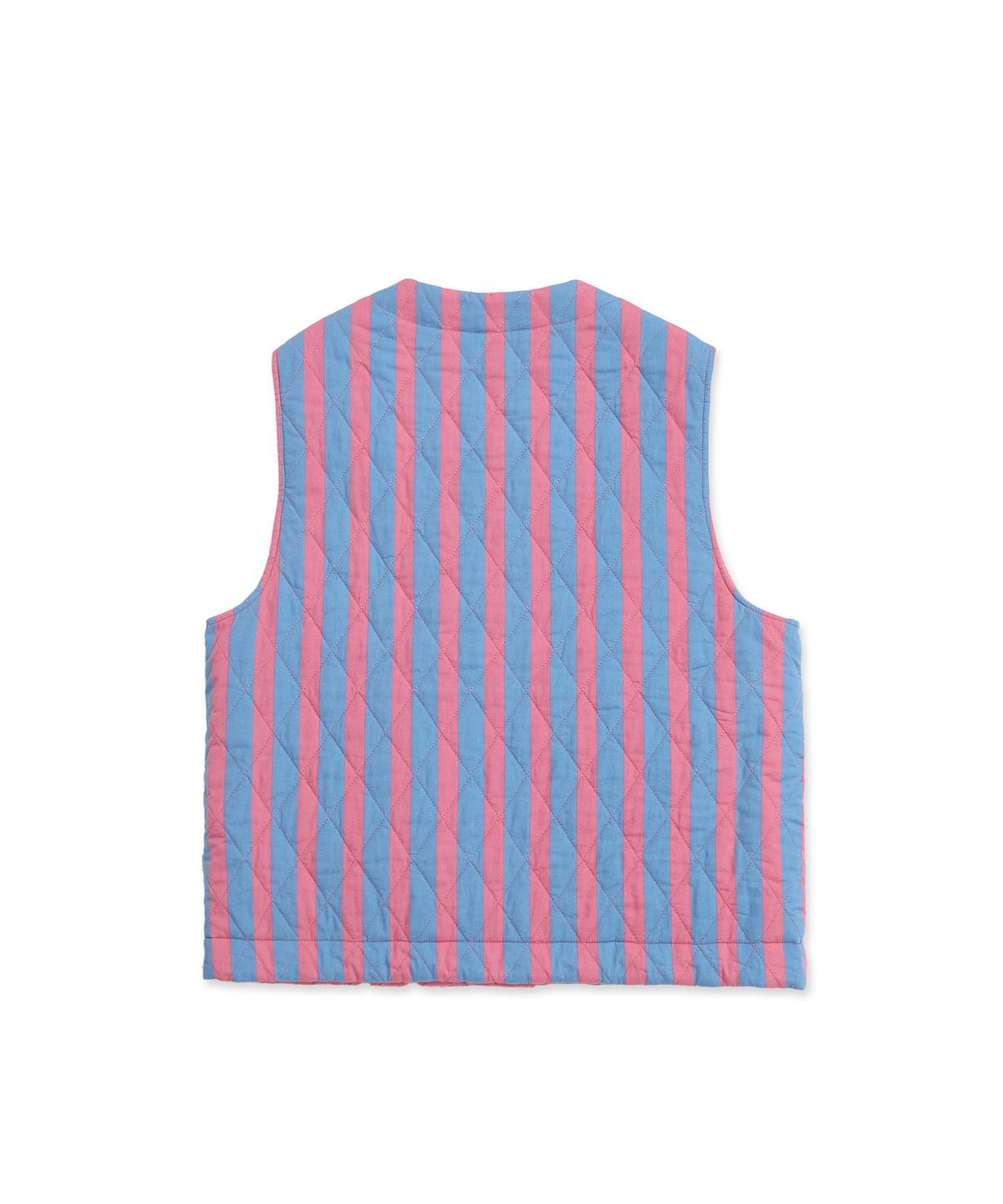 스내피커들(SNAPPY CUDDLE) Fluffy Croissant Reversible Vest (Hibiscus)