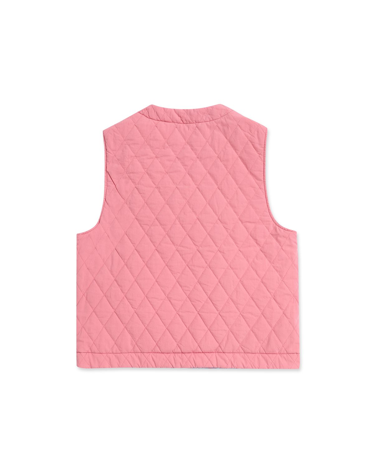 스내피커들(SNAPPY CUDDLE) Fluffy Croissant Reversible Vest (Hibiscus)