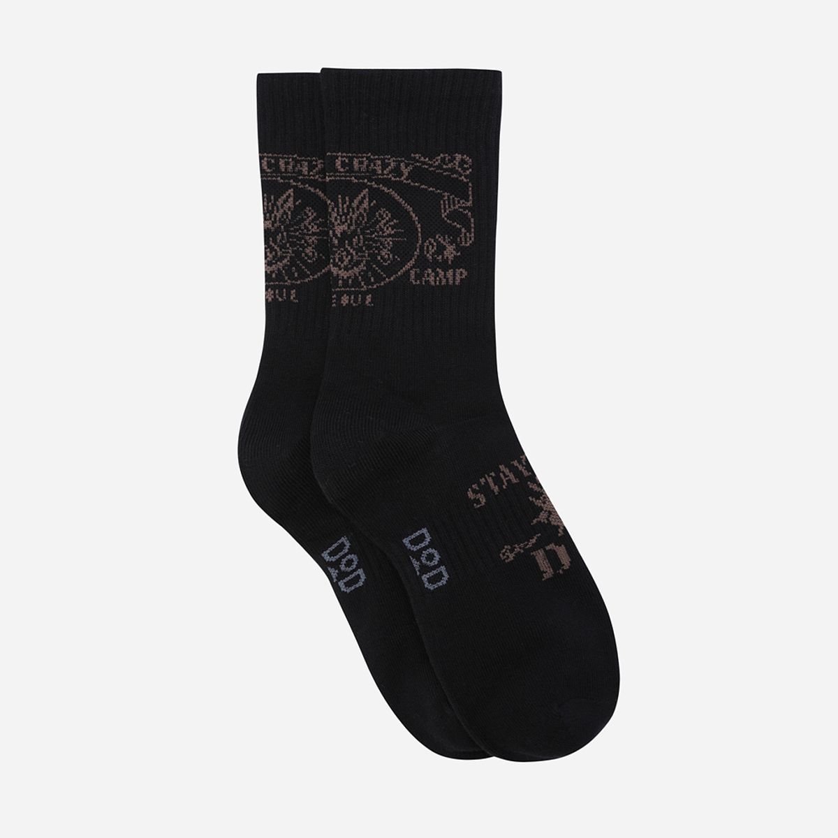 디오디(DOD) 빈티지 그래픽 크루삭스(BLACK)