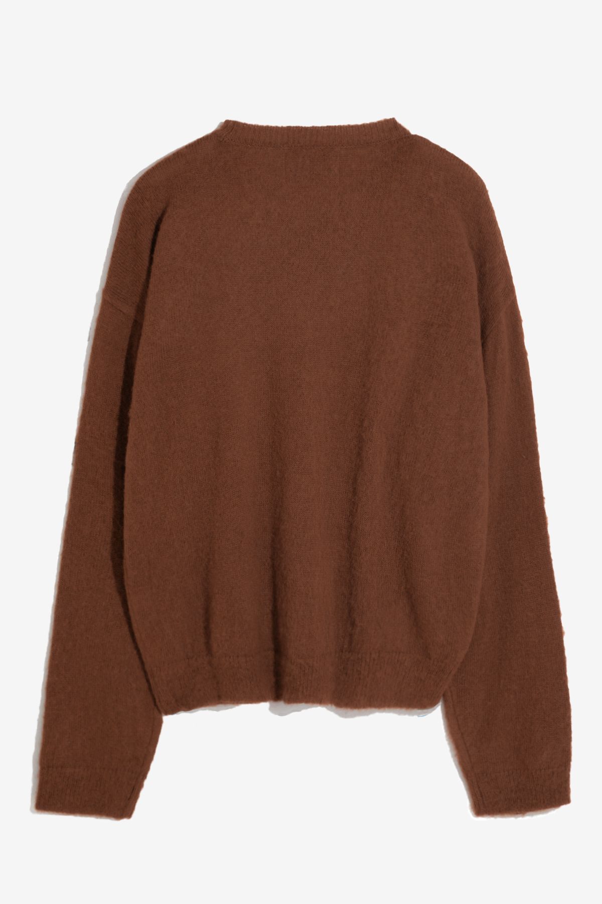벌스데이수트(BIRTHDAYSUIT) PARIS BRUSHED WOOL PULLOVER KNIT (BROWN)