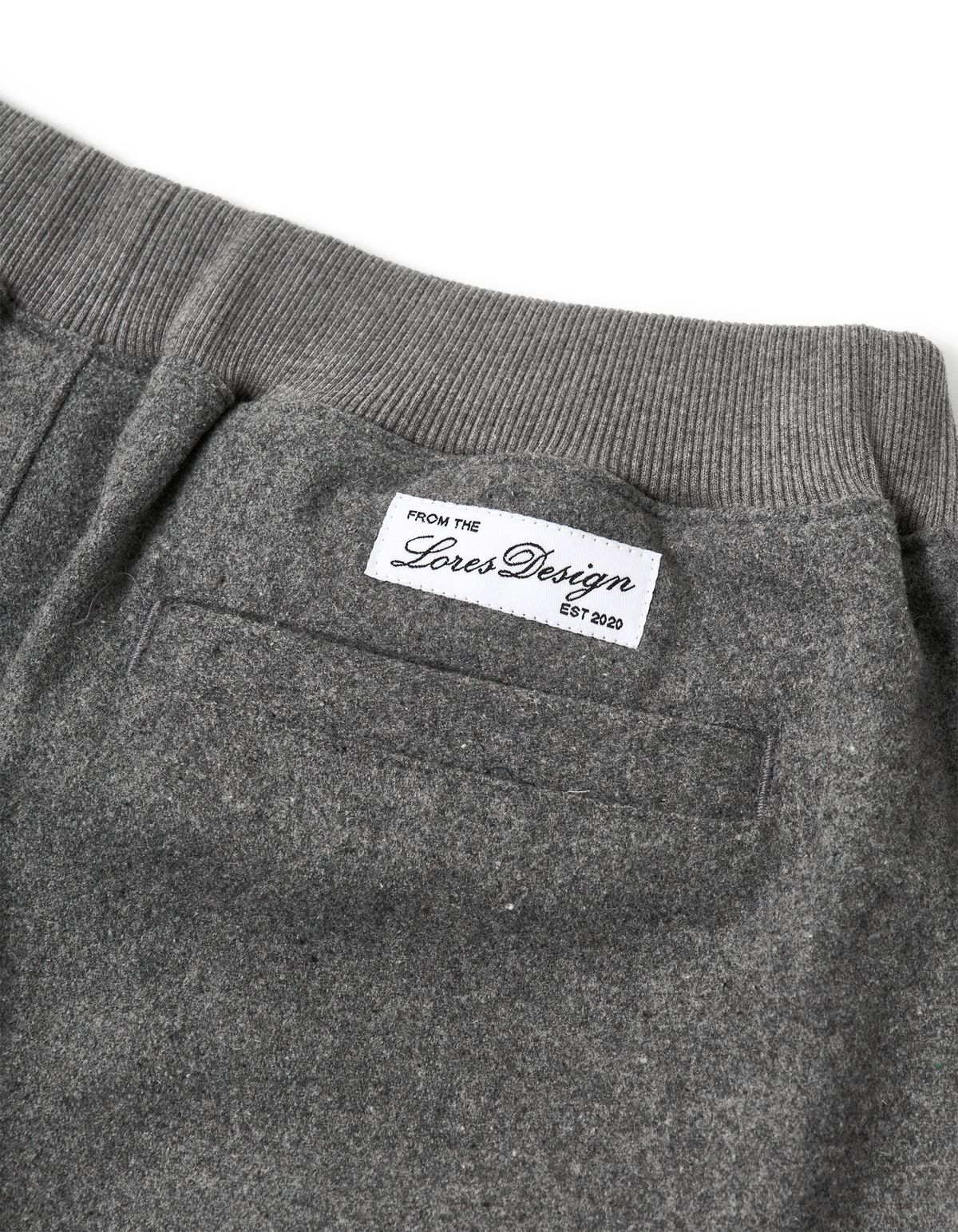 로어즈(LORES) Wool Easy Pants - Charcoal