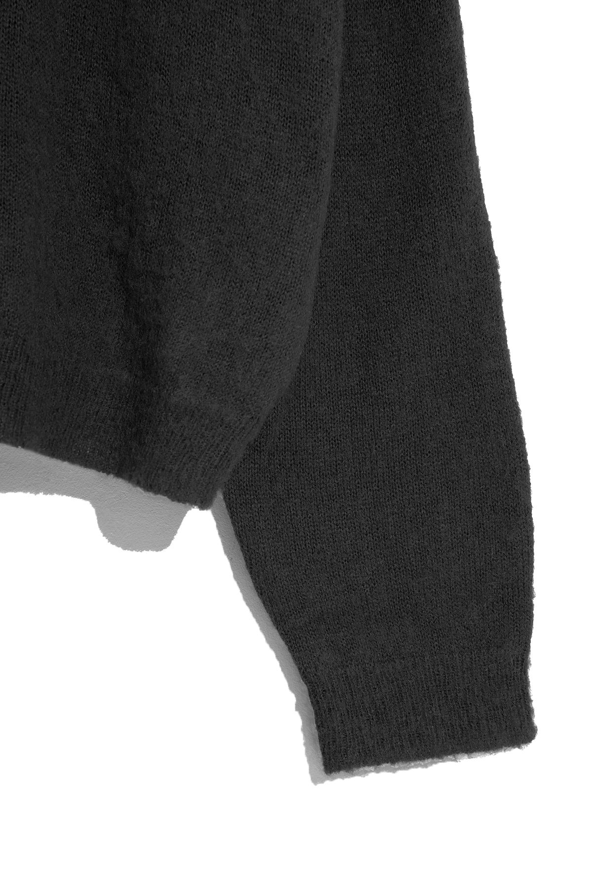 벌스데이수트(BIRTHDAYSUIT) PARIS BRUSHED WOOL PULLOVER KNIT (BLACK)