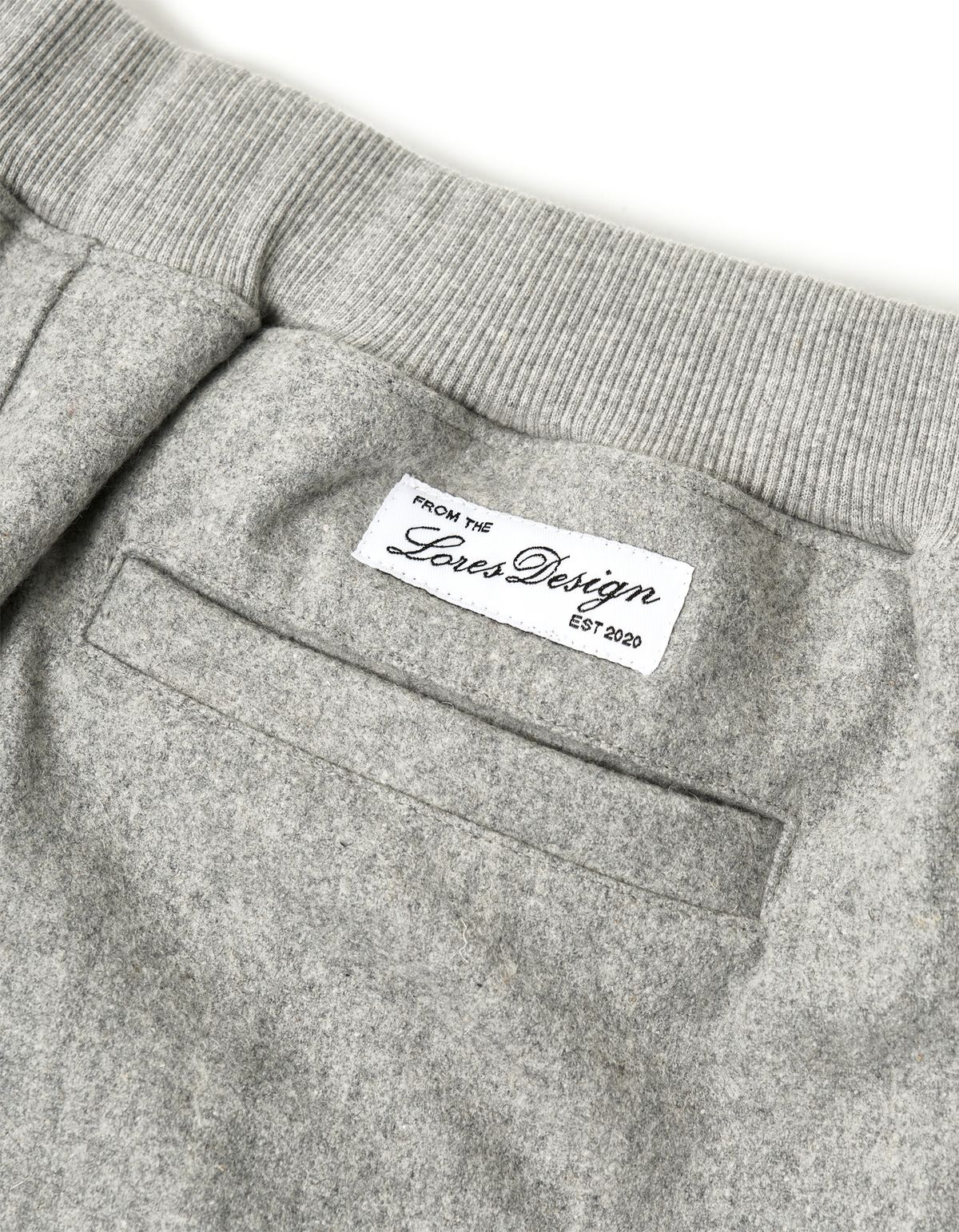 로어즈(LORES) Wool Easy Pants - Heather Grey
