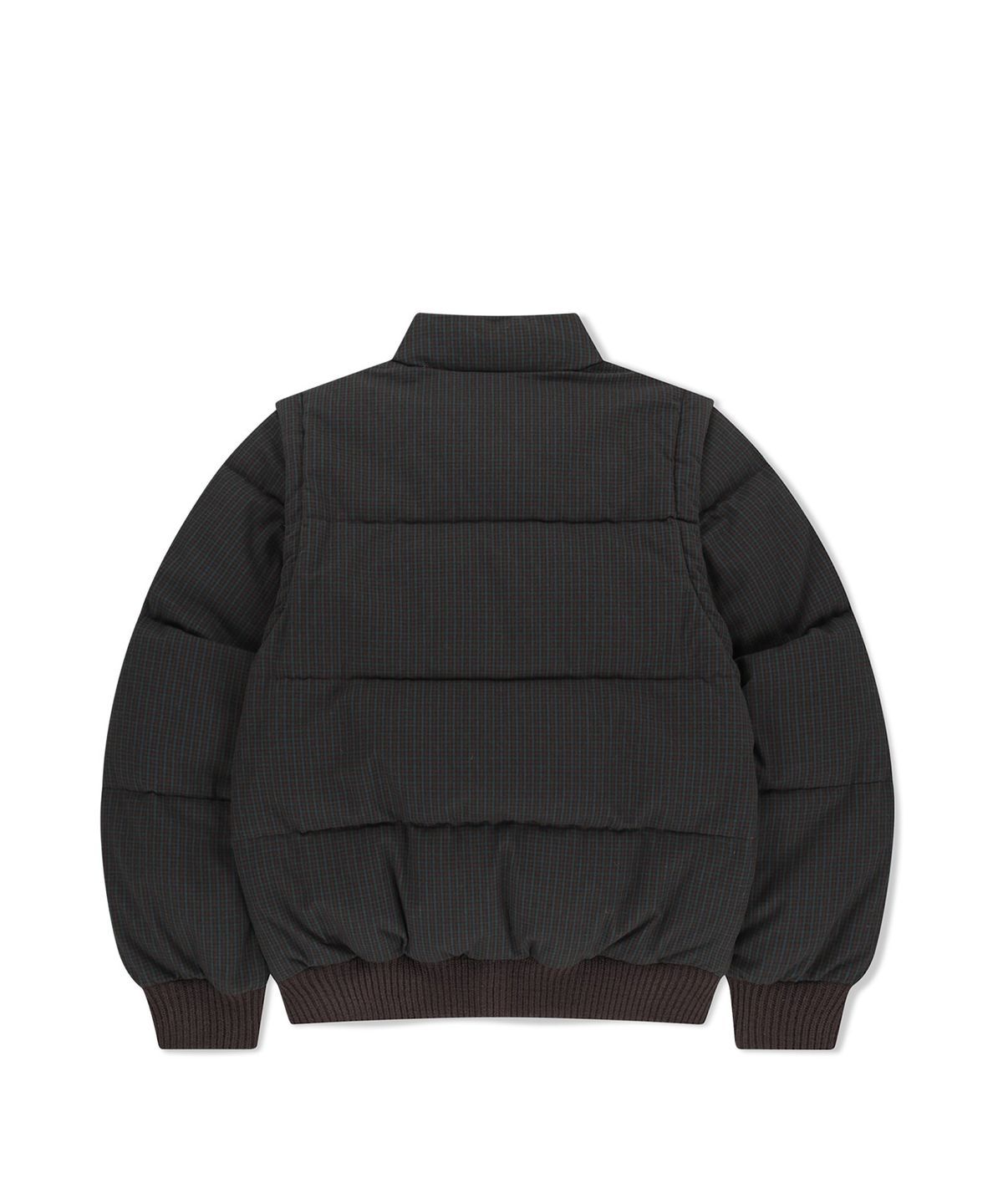 썬러브투어(SUNLOVETOUR) Flannel 2Way Down Jacket Brown