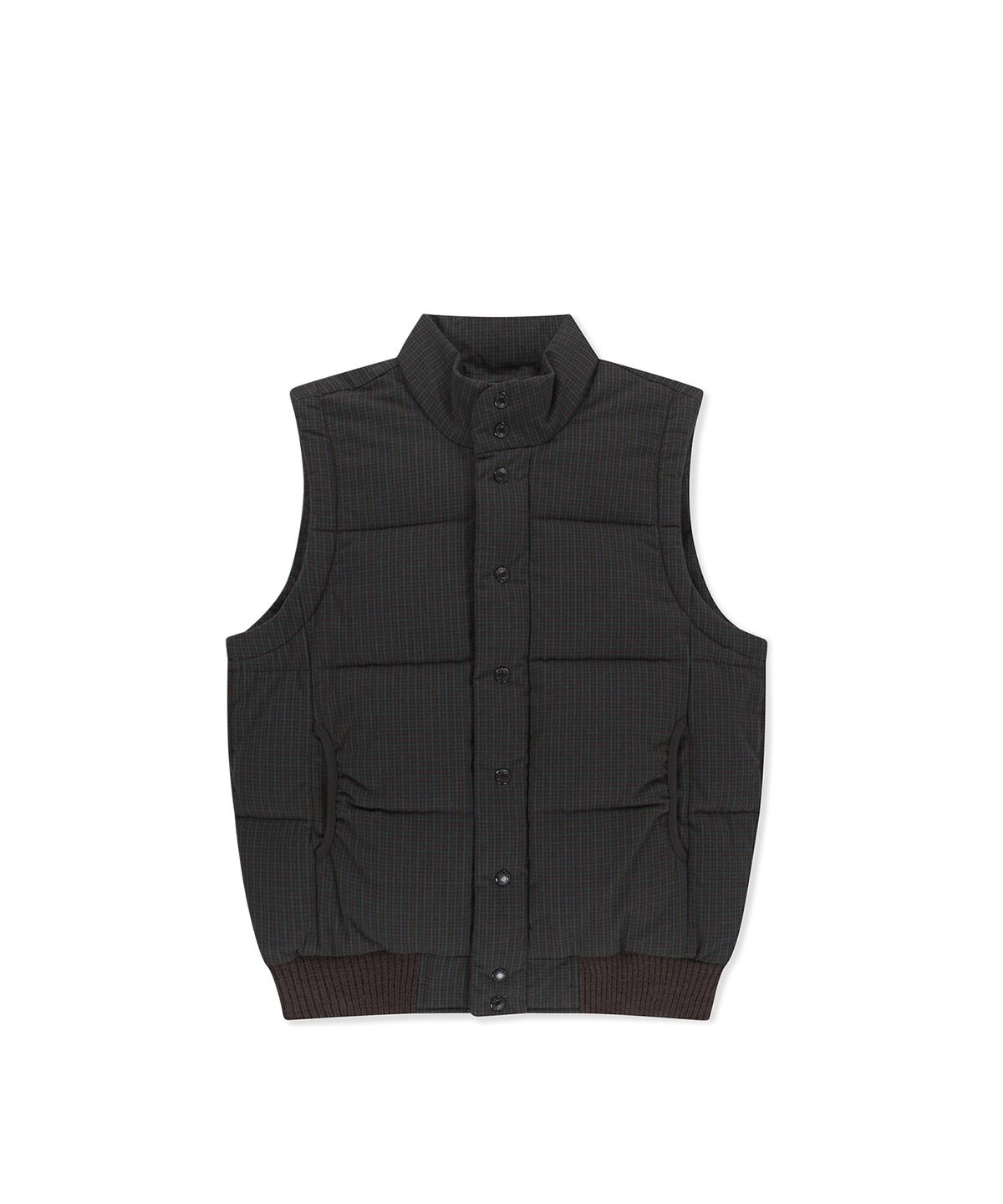 썬러브투어(SUNLOVETOUR) Flannel 2Way Down Jacket Brown