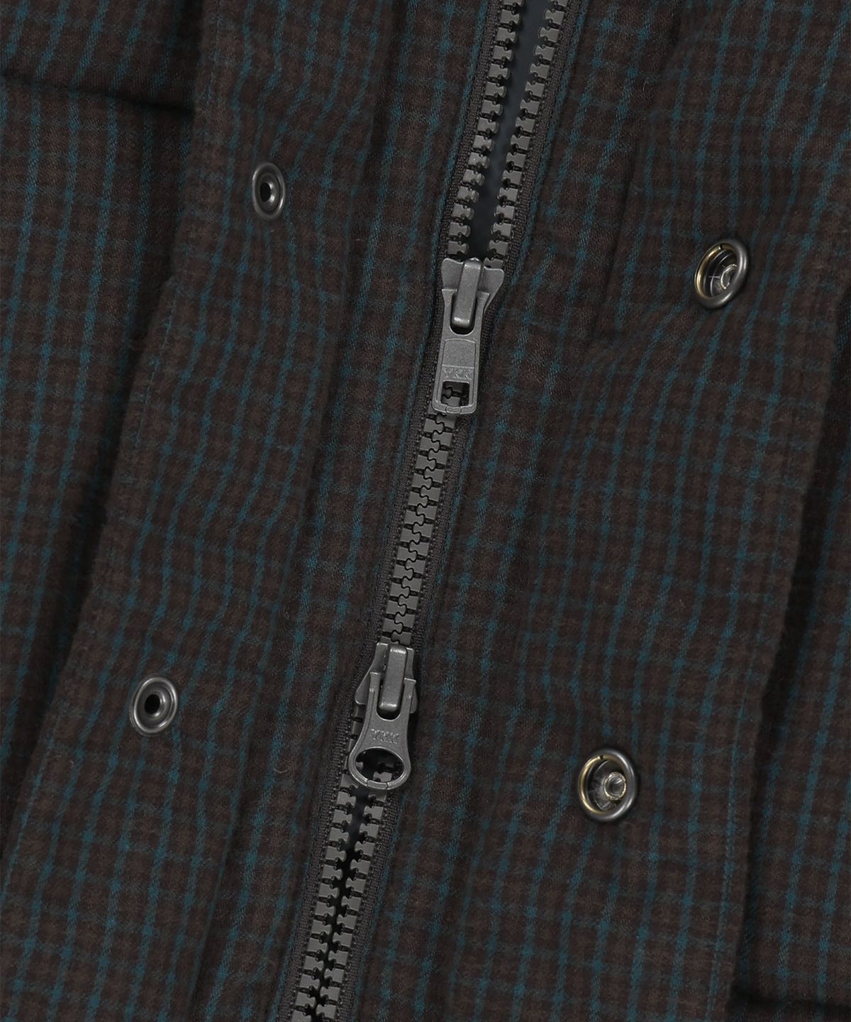 썬러브투어(SUNLOVETOUR) Flannel 2Way Down Jacket Brown