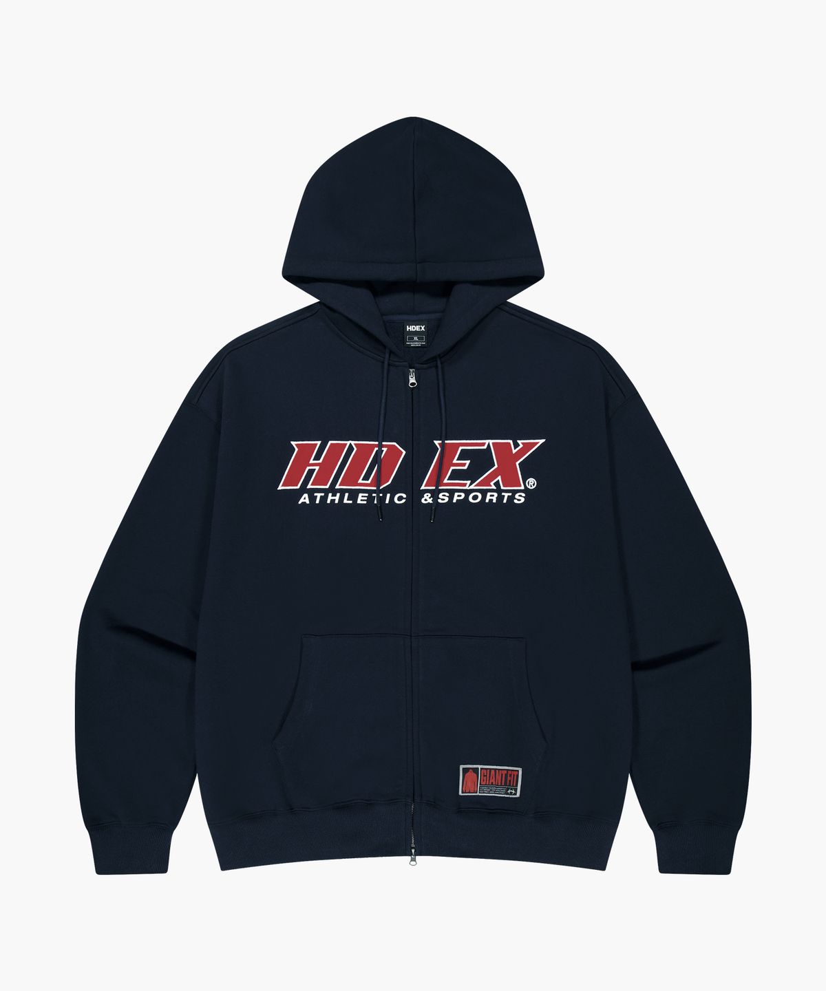 에이치덱스(HDEX) 오리진 자이언트핏 후디 집업 (Navy)