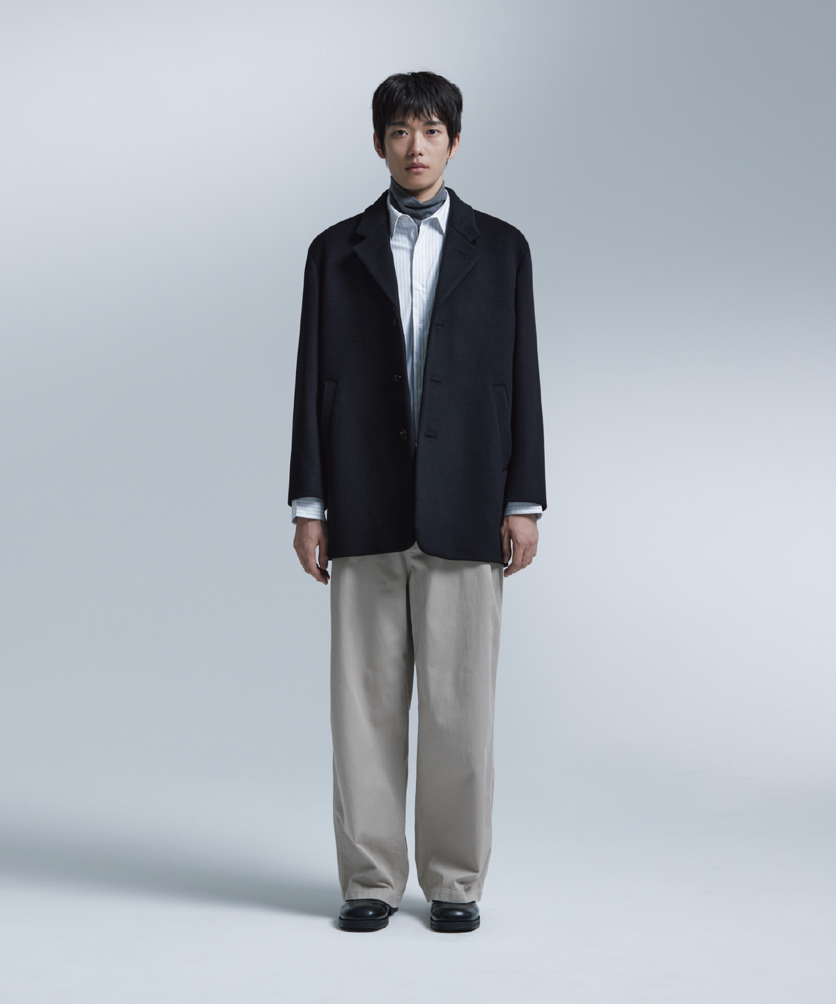 넌블랭크(NONBLANK) 울 블렌드 터틀넥 LS 티셔츠_3 COL