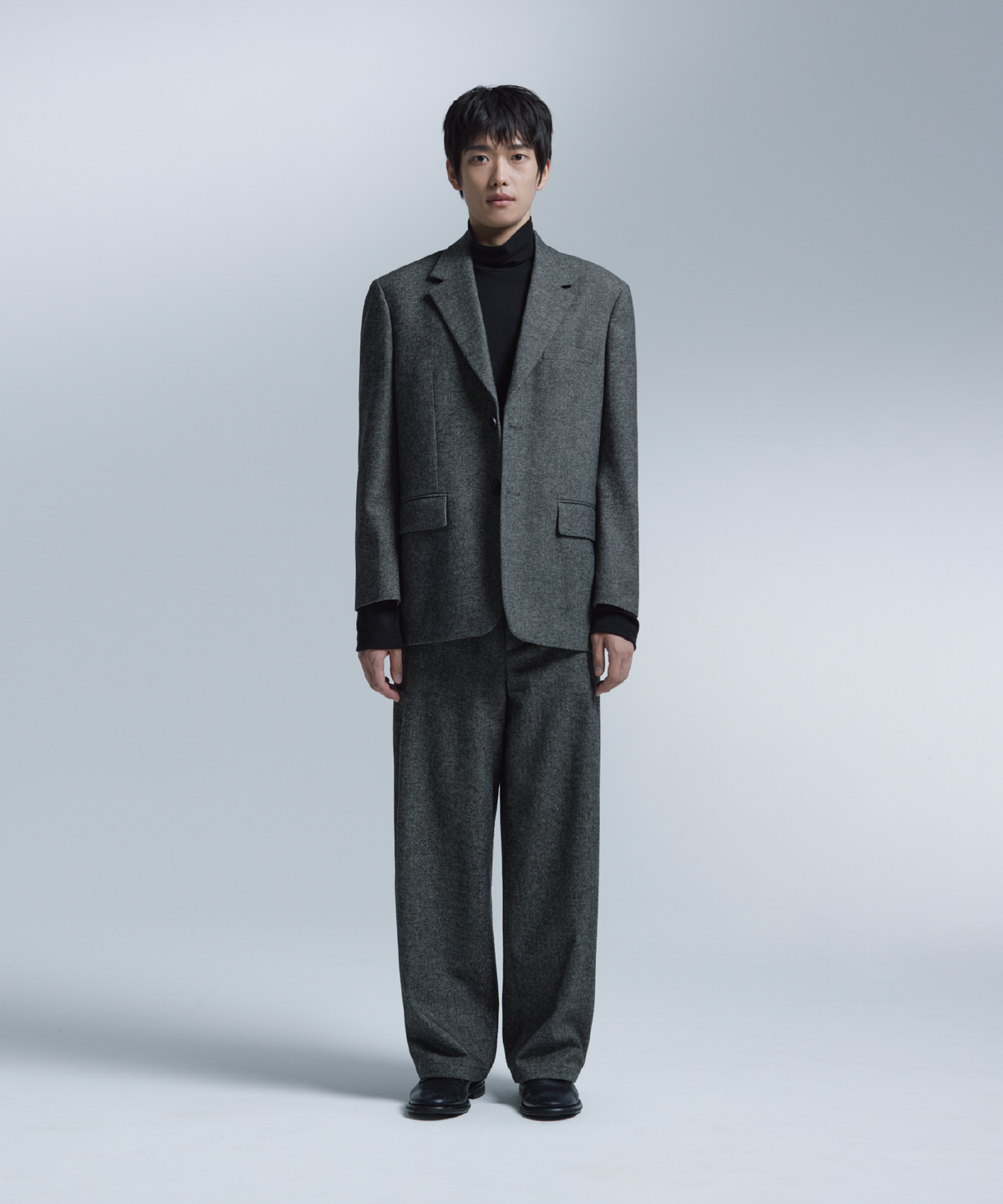 넌블랭크(NONBLANK) 울 블렌드 터틀넥 LS 티셔츠_3 COL