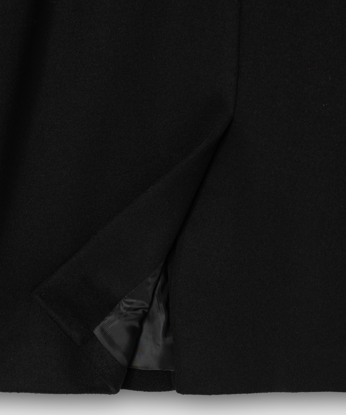 넌블랭크(NONBLANK) 울 캐시미어 블렌드 자코트_BLACK