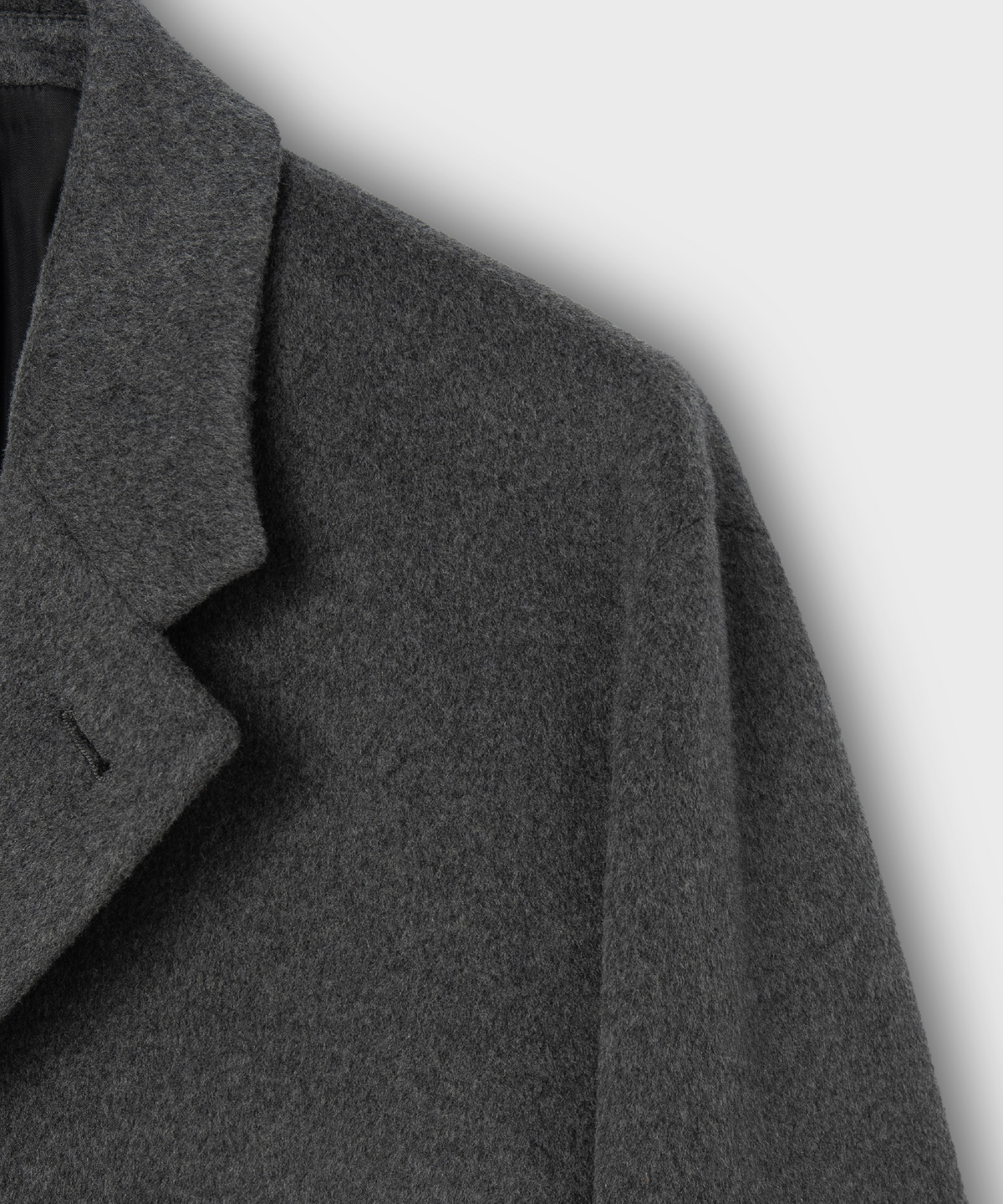 넌블랭크(NONBLANK) 울 캐시미어 블렌드 자코트_MEDIUM GREY