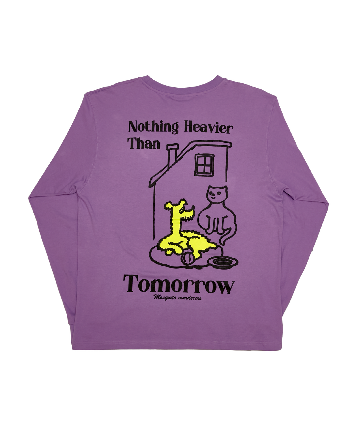 모스키토 머더러스(MOSQUITO MURDERERS) Life Nothing Heavier Than Tomorrow LONG-SLEEVED - Purple