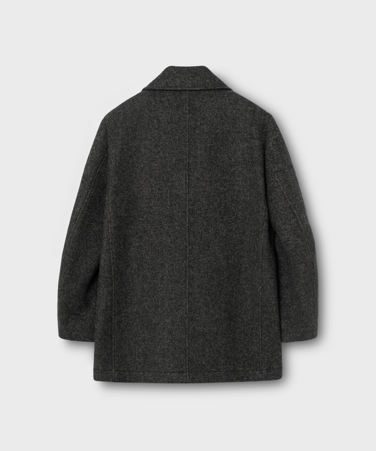 넌블랭크(NONBLANK) 피 코트_SAND BLACK