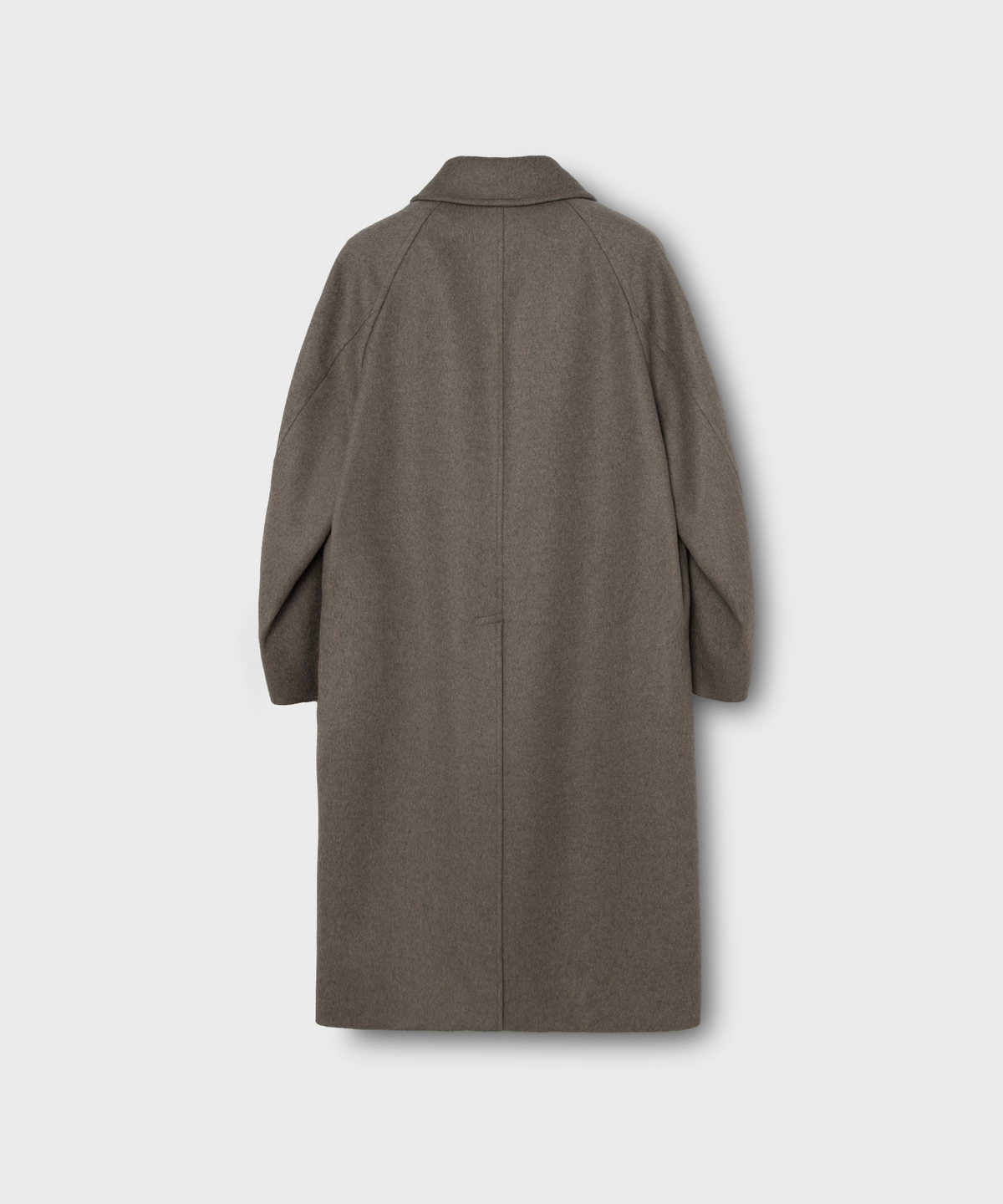 넌블랭크(NONBLANK) [넌블랭크 x 삭형] 발마칸 코트_MELANGE TAUPE