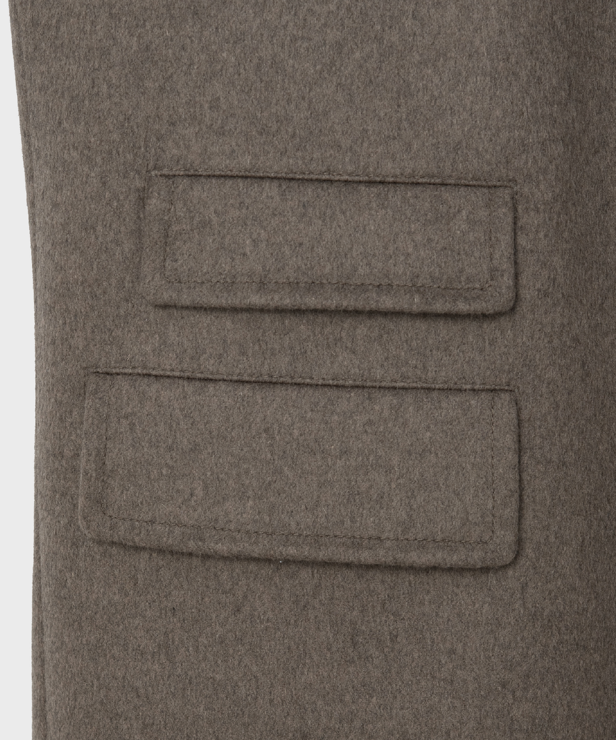 넌블랭크(NONBLANK) [넌블랭크 x 삭형] 발마칸 코트_MELANGE TAUPE