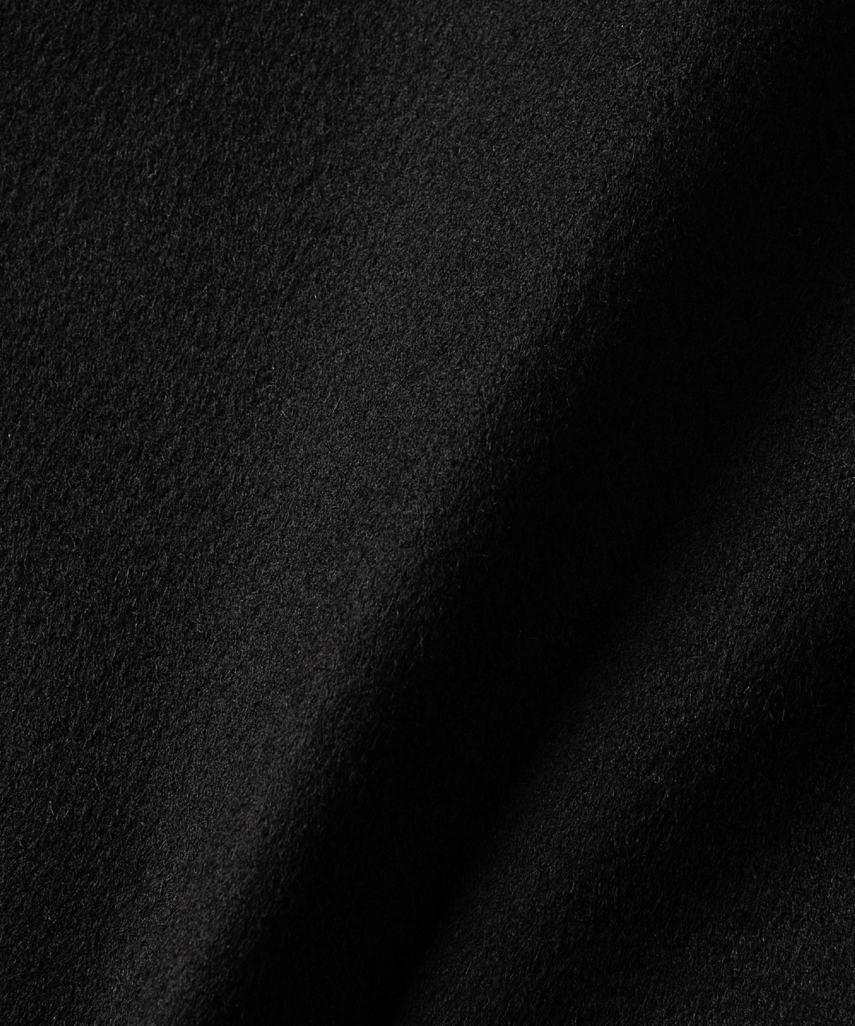 넌블랭크(NONBLANK) [넌블랭크x삭형] 캐시미어 블렌드 블루종_BLACK