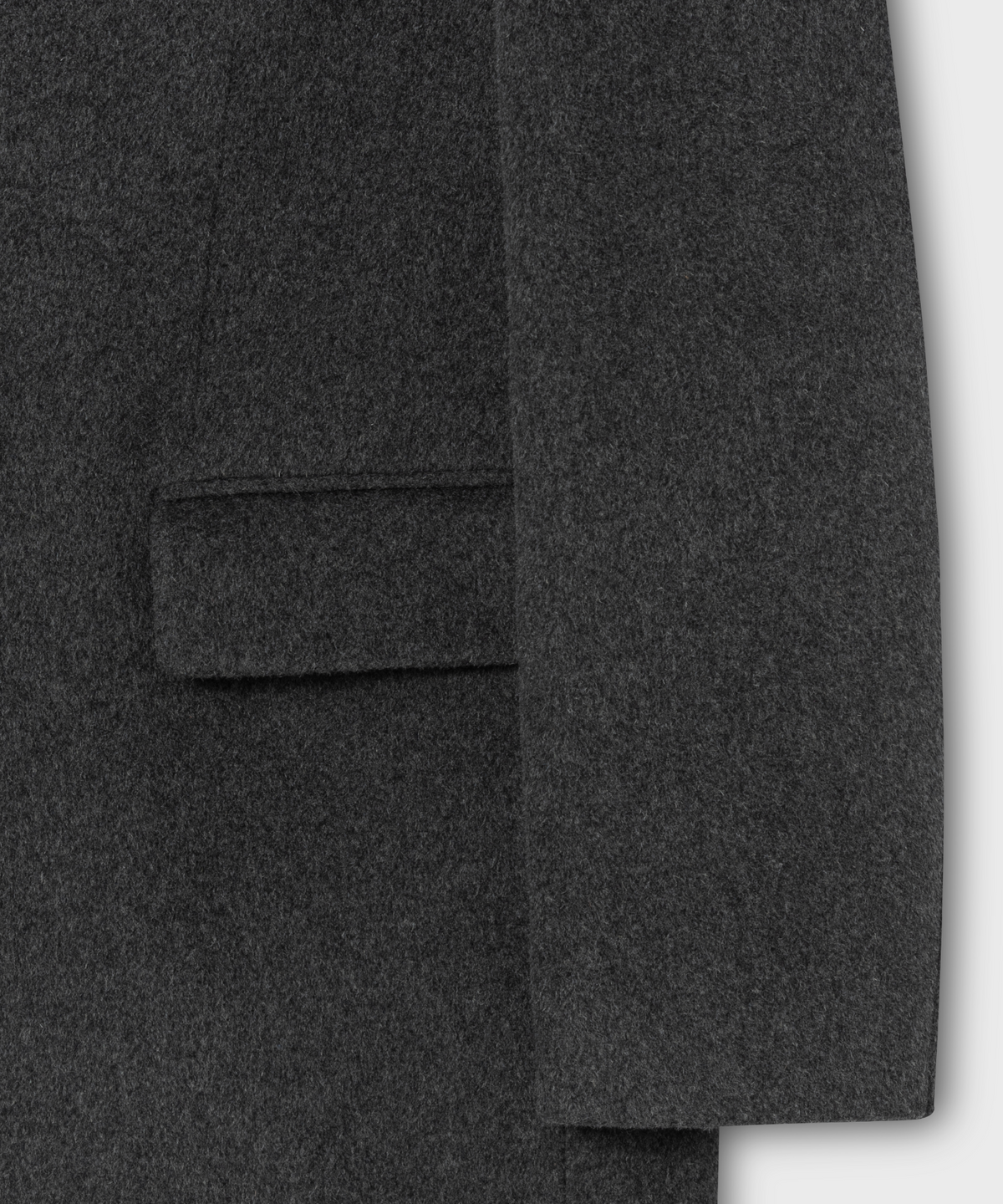 넌블랭크(NONBLANK) [넌블랭크x패션플래닛] 싱글 롱 코트_GREY