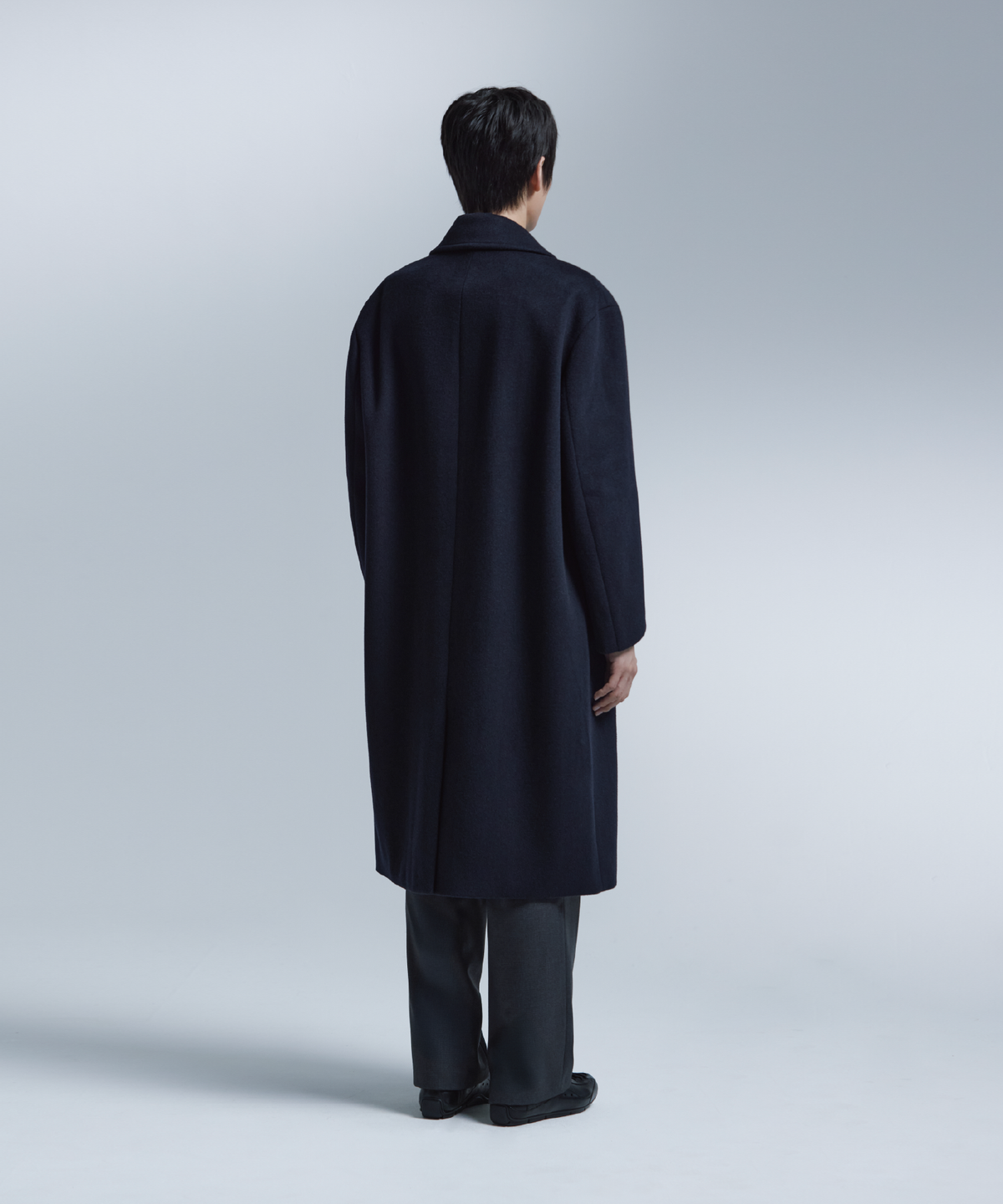 넌블랭크(NONBLANK) [넌블랭크X패션플래닛] 발마칸 코트_DARK NAVY