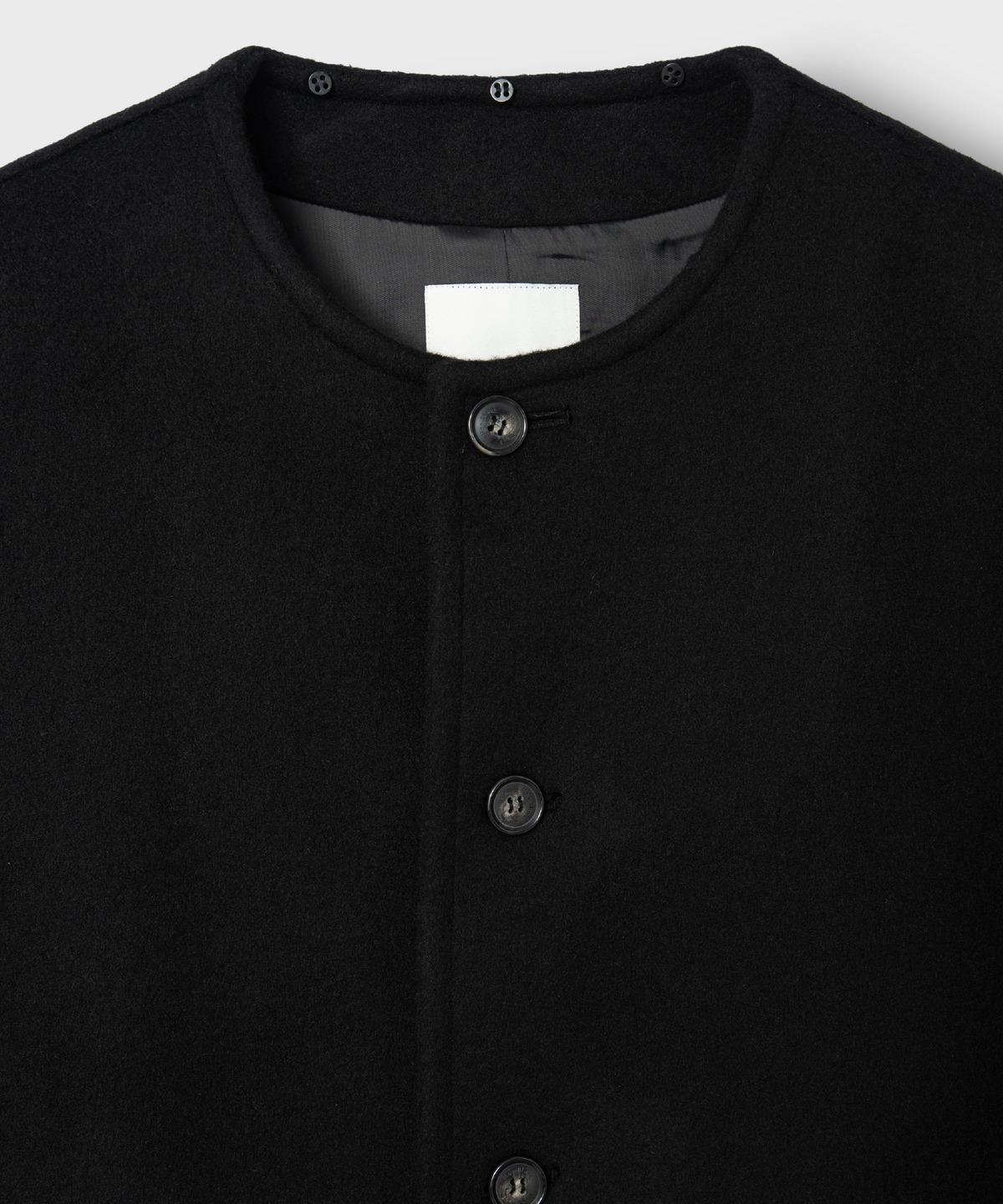 넌블랭크(NONBLANK) 머플러 코트_BLACK