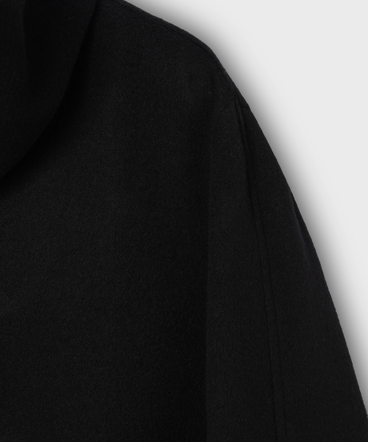 넌블랭크(NONBLANK) 머플러 코트_BLACK