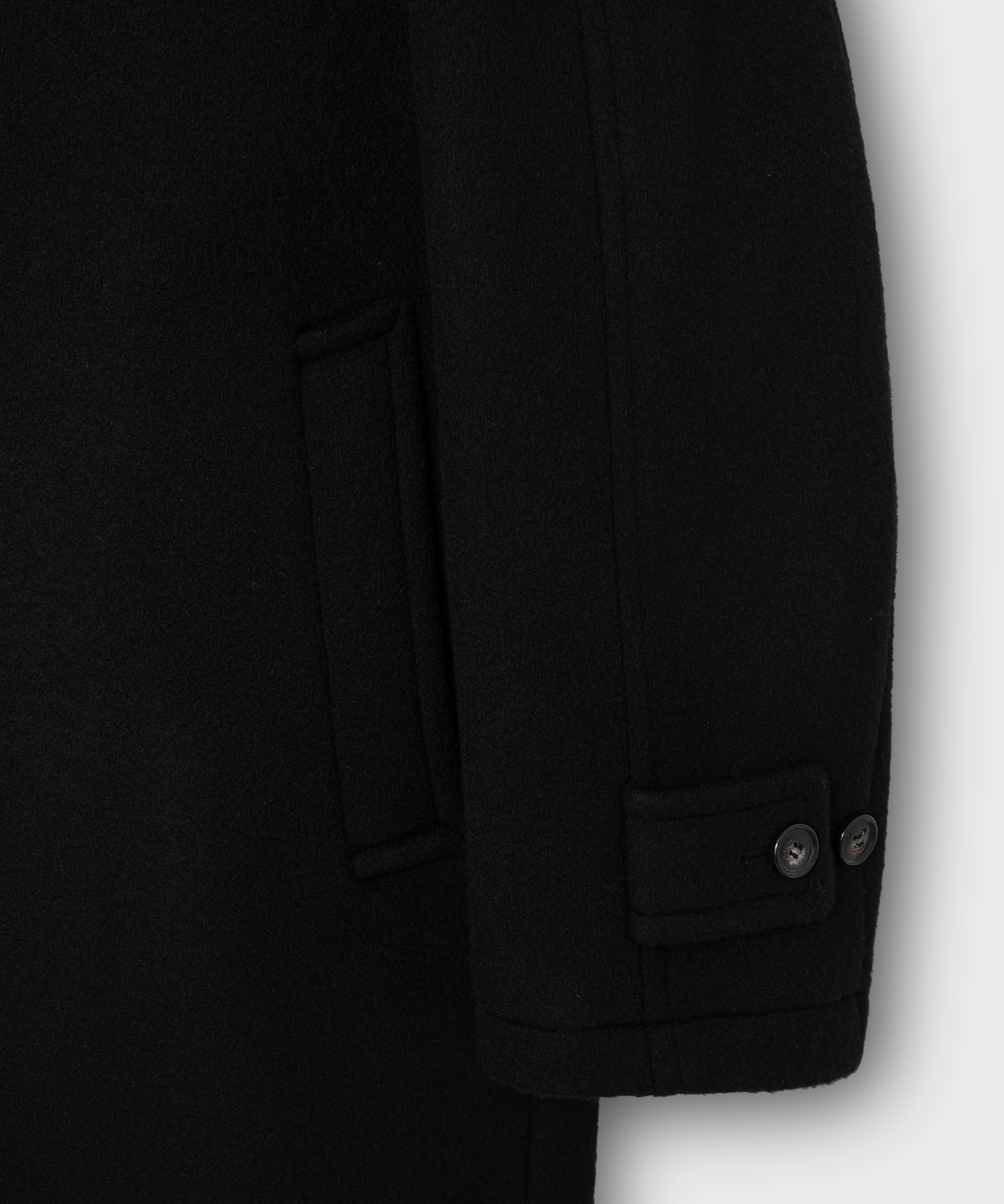 넌블랭크(NONBLANK) 머플러 코트_BLACK