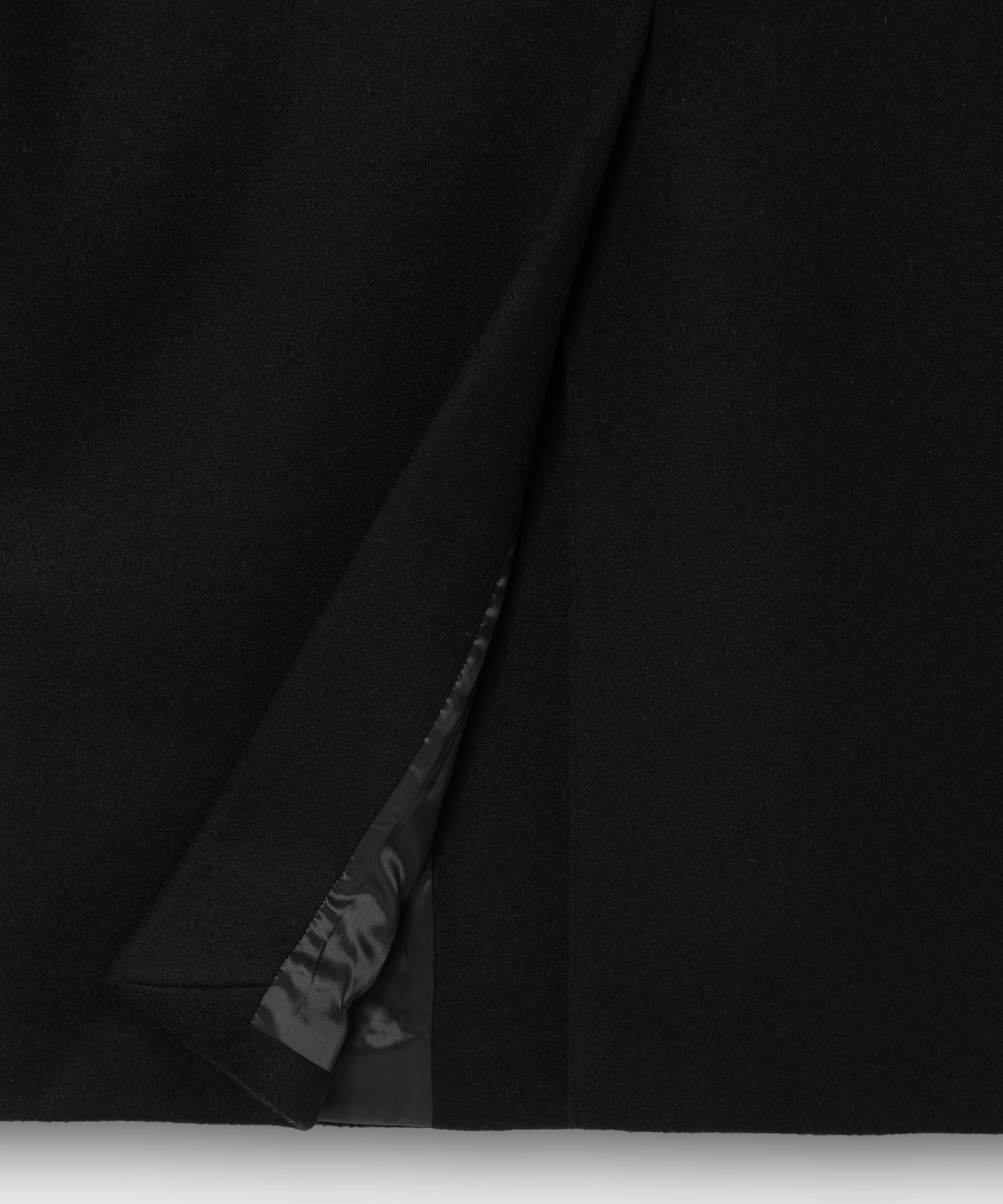 넌블랭크(NONBLANK) 머플러 코트_BLACK