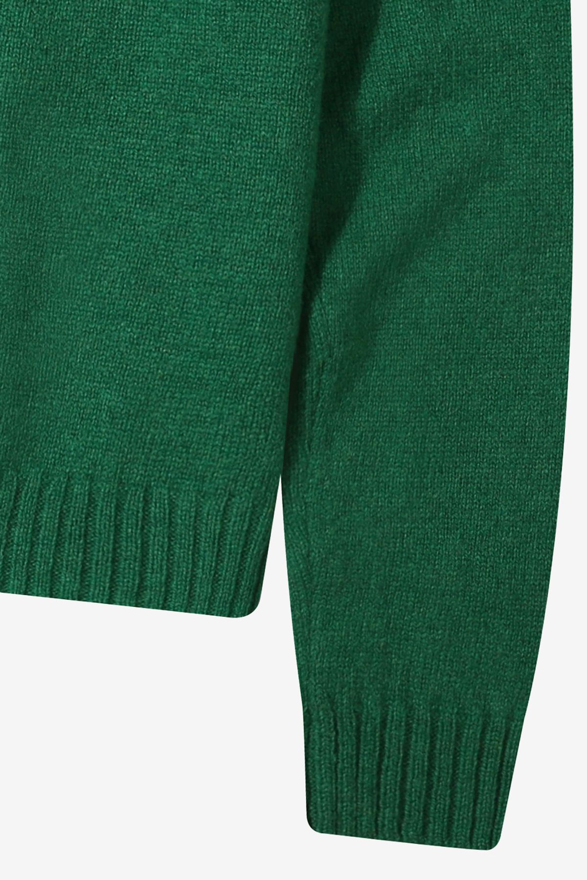 르몽생미셸(LE MONT ST MICHEL) DOG illust pullover knit_Green