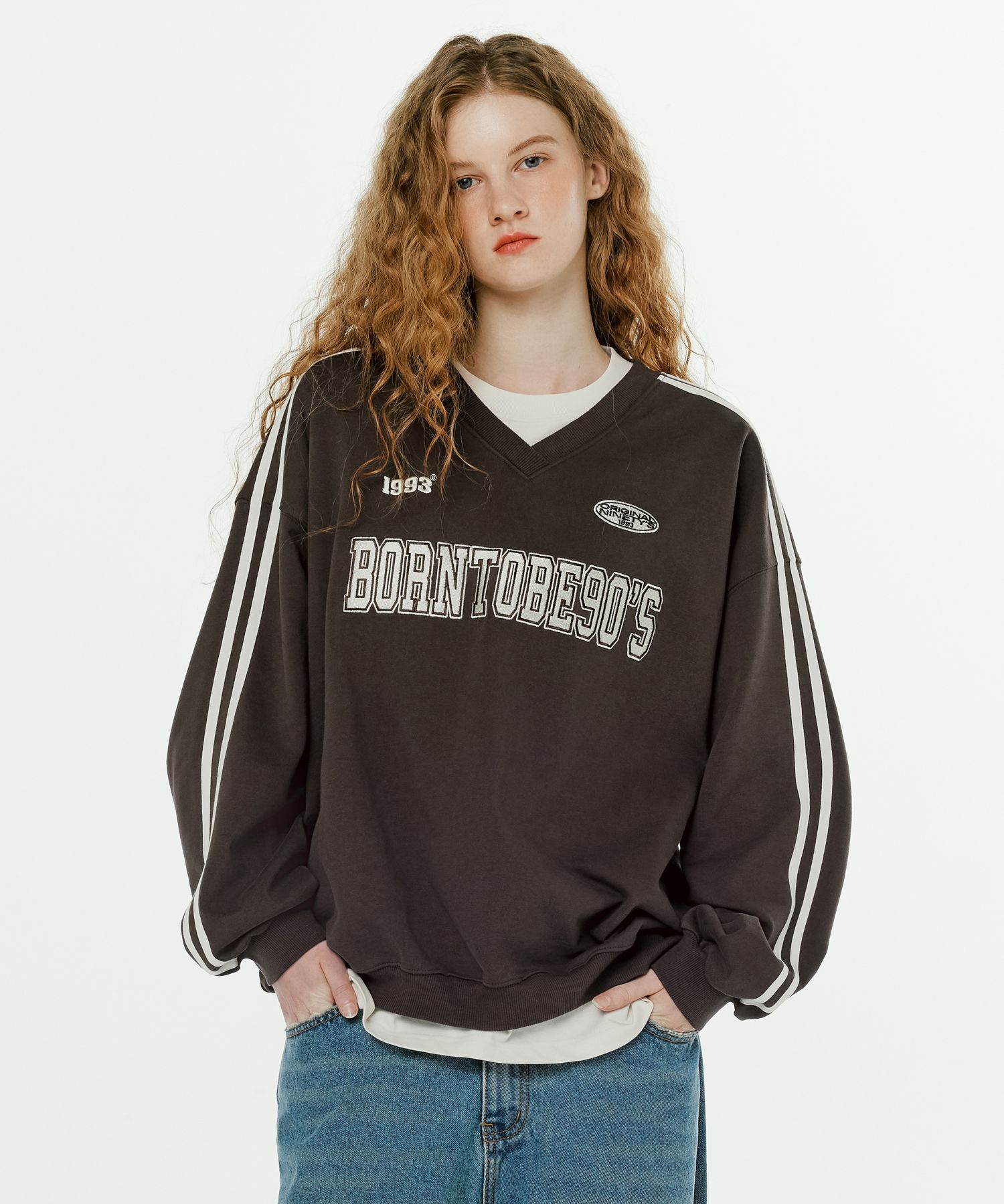 MUSINSA | 1993STUDIO 90s Track Sweatshirt (9 colors)