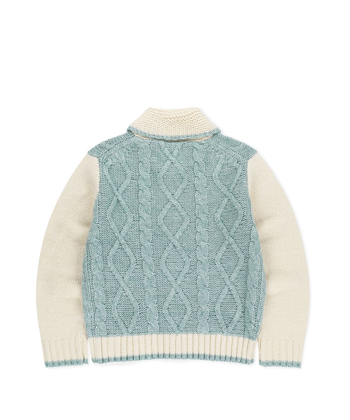 썬러브투어(SUNLOVETOUR) Cable Cowichan Cardigan Ivory