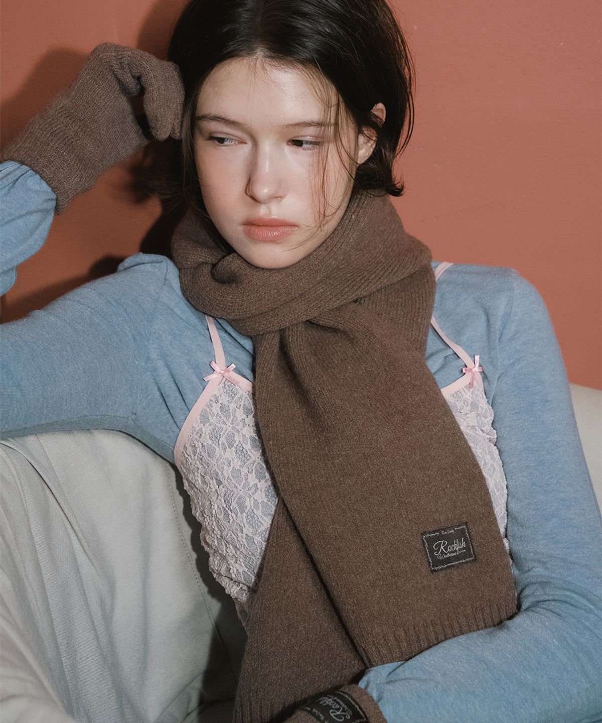 락피쉬웨더웨어(ROCKFISH WEATHERWEAR) FLUFFY SCARF - 2 colors
